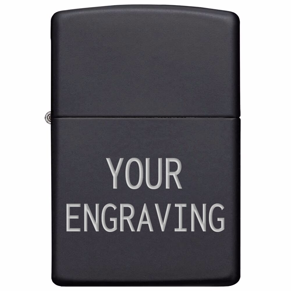 Zippo Gasoline Lighter - Matte black