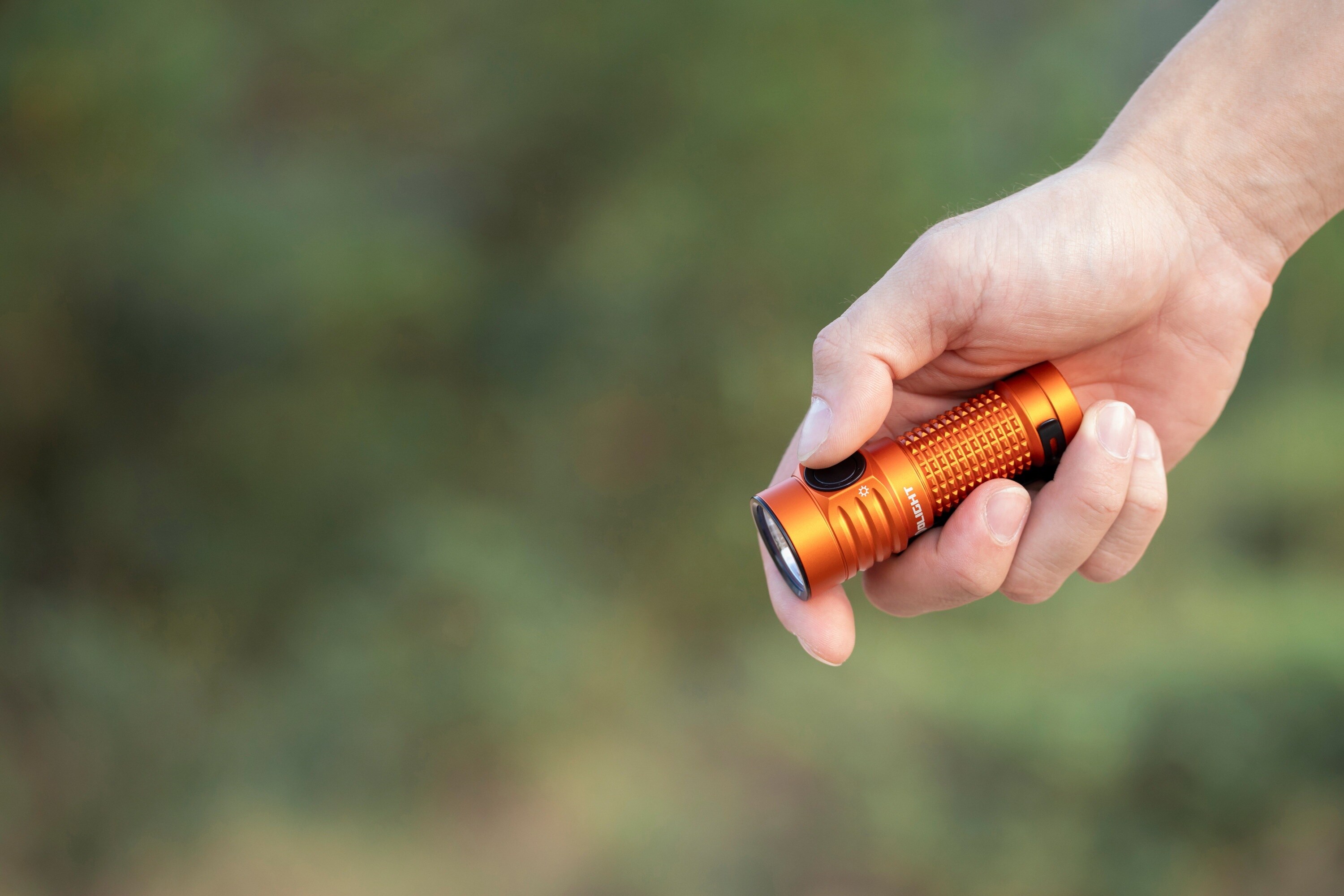 Olight Baton Turbo Orange Rechargeable Flashlight - 1000 lumens