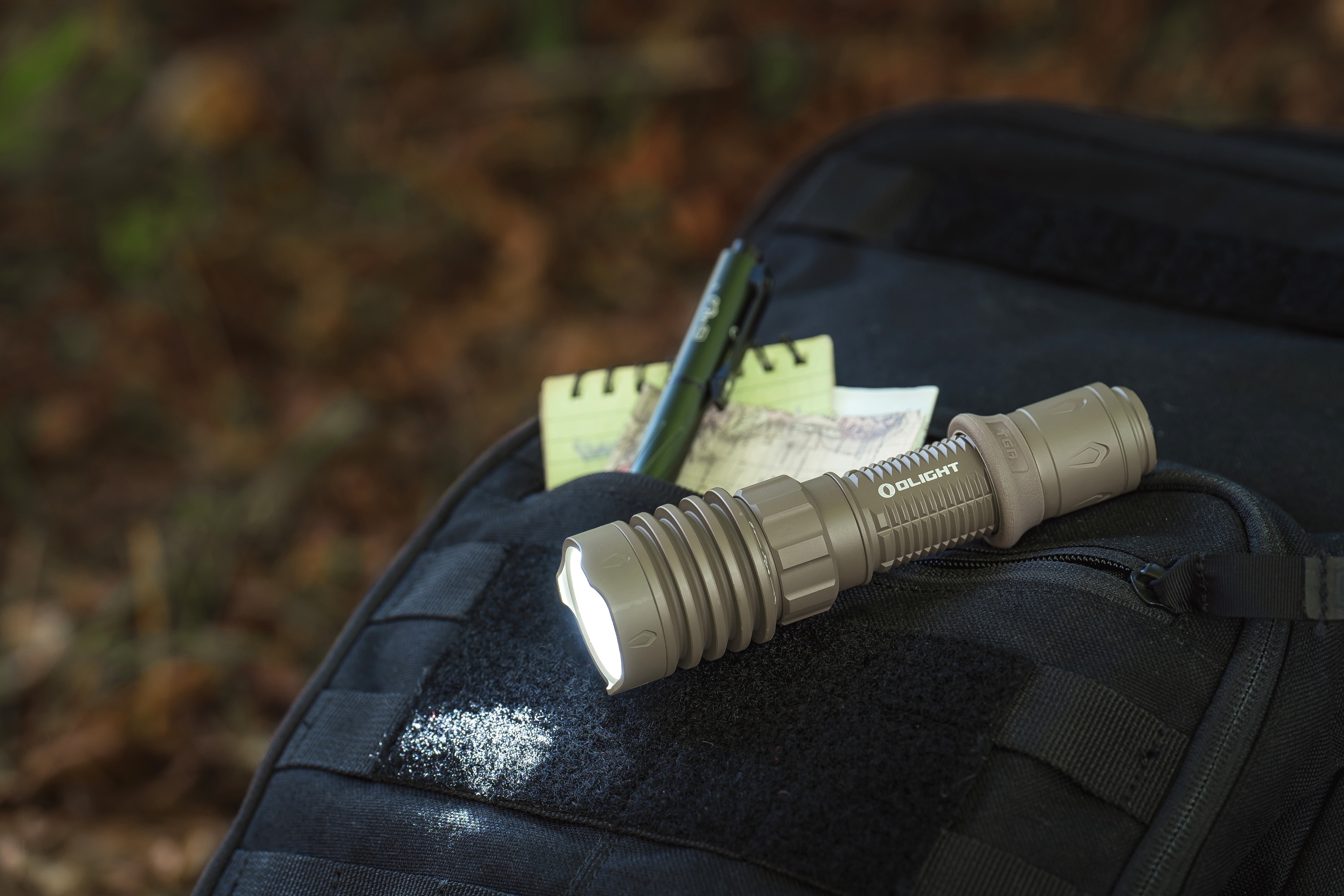 Olight Warrior X 4 Flat Dark Earth Tactical Flashlight - 2600 lumens