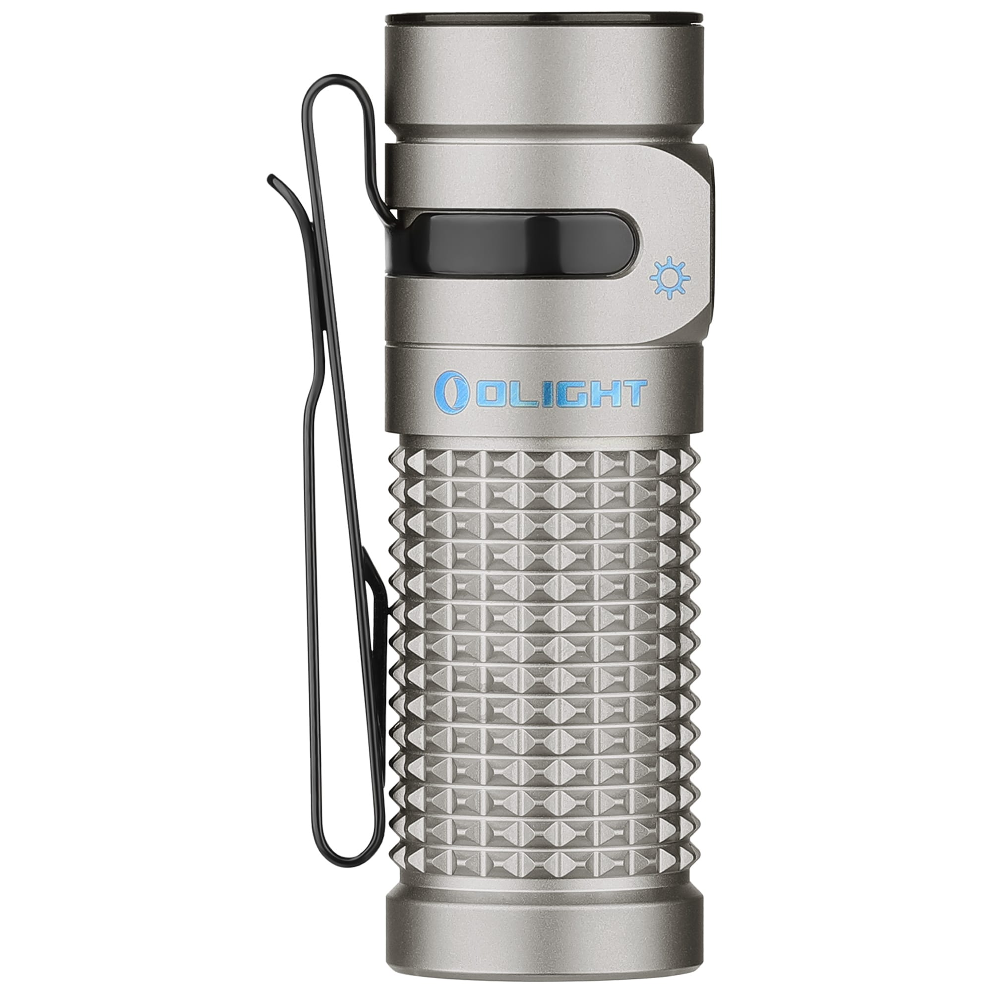 Olight Baton 4 Premium Edition Titanium Flashlight - 1300 lumens with wireless charging case