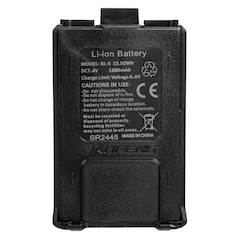 Baofeng 1800 mAh Rechargeable battery for UV-5R radio - USB-C