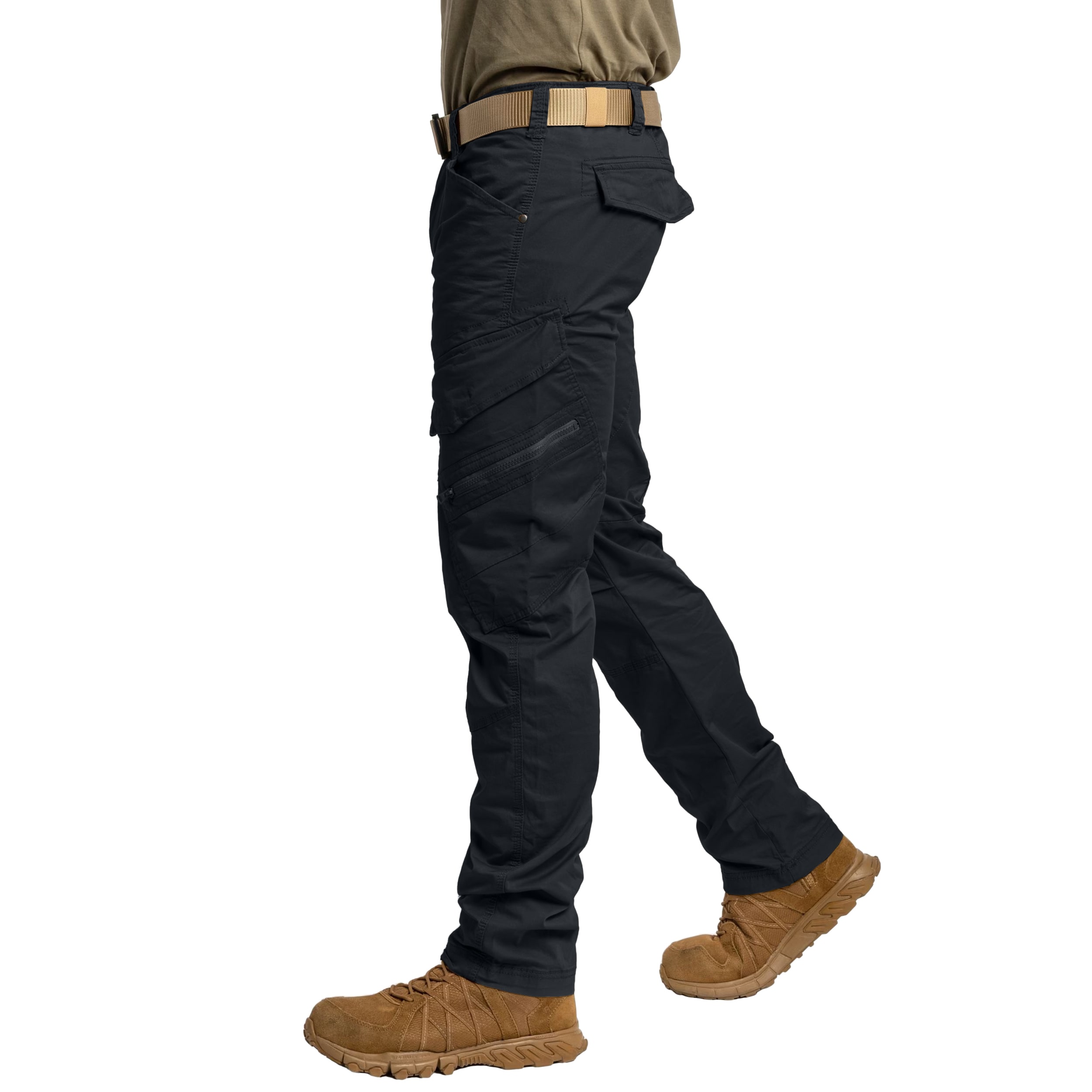 Brandit Adven Slim Fit Trousers - Black