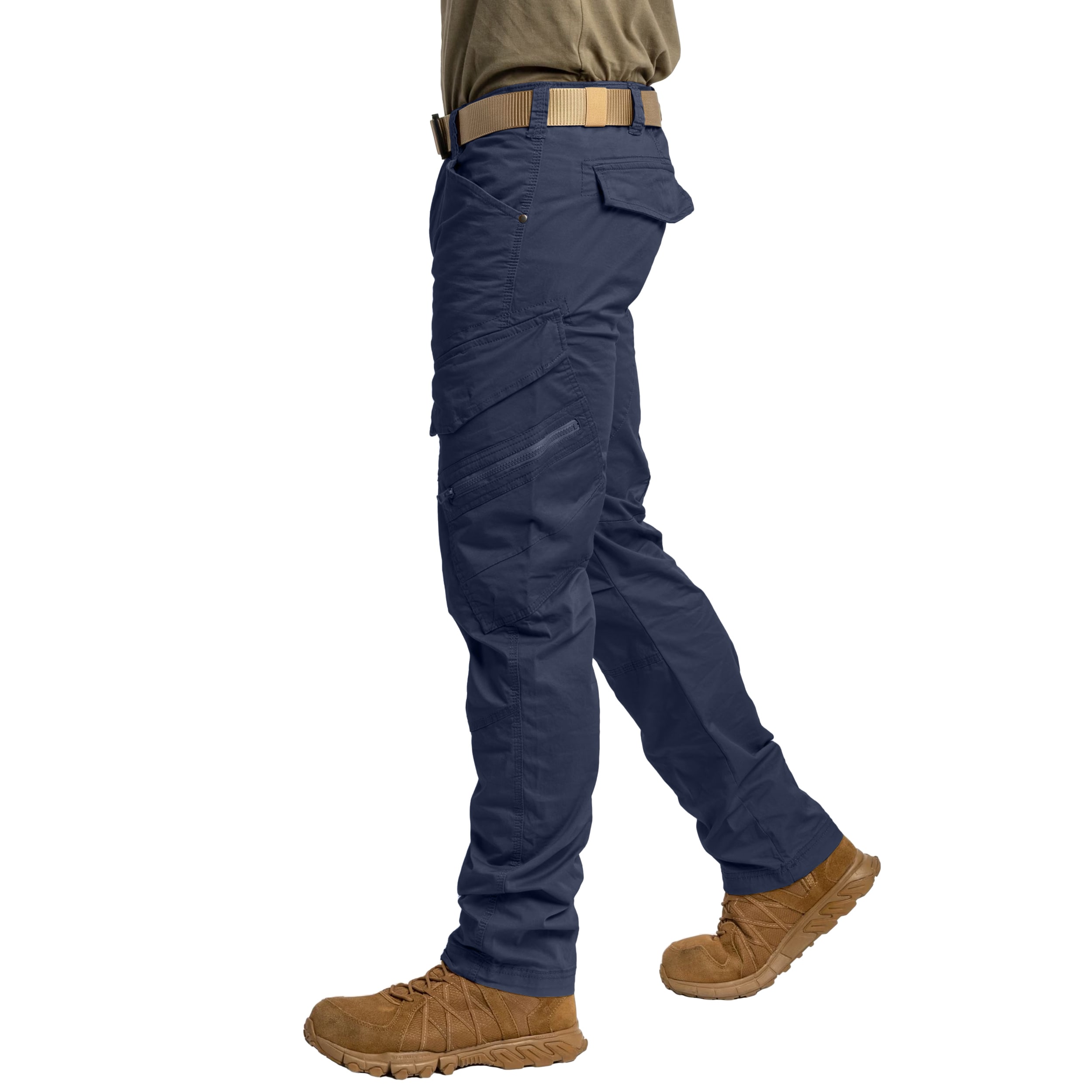 Brandit Adven Slim Fit Pants - Navy Blue