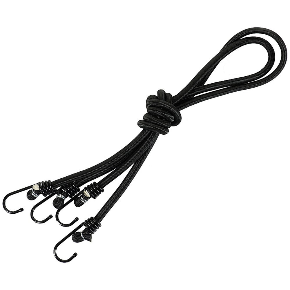 M-Tac Elastic Strap with Hooks 2 pcs. - Black