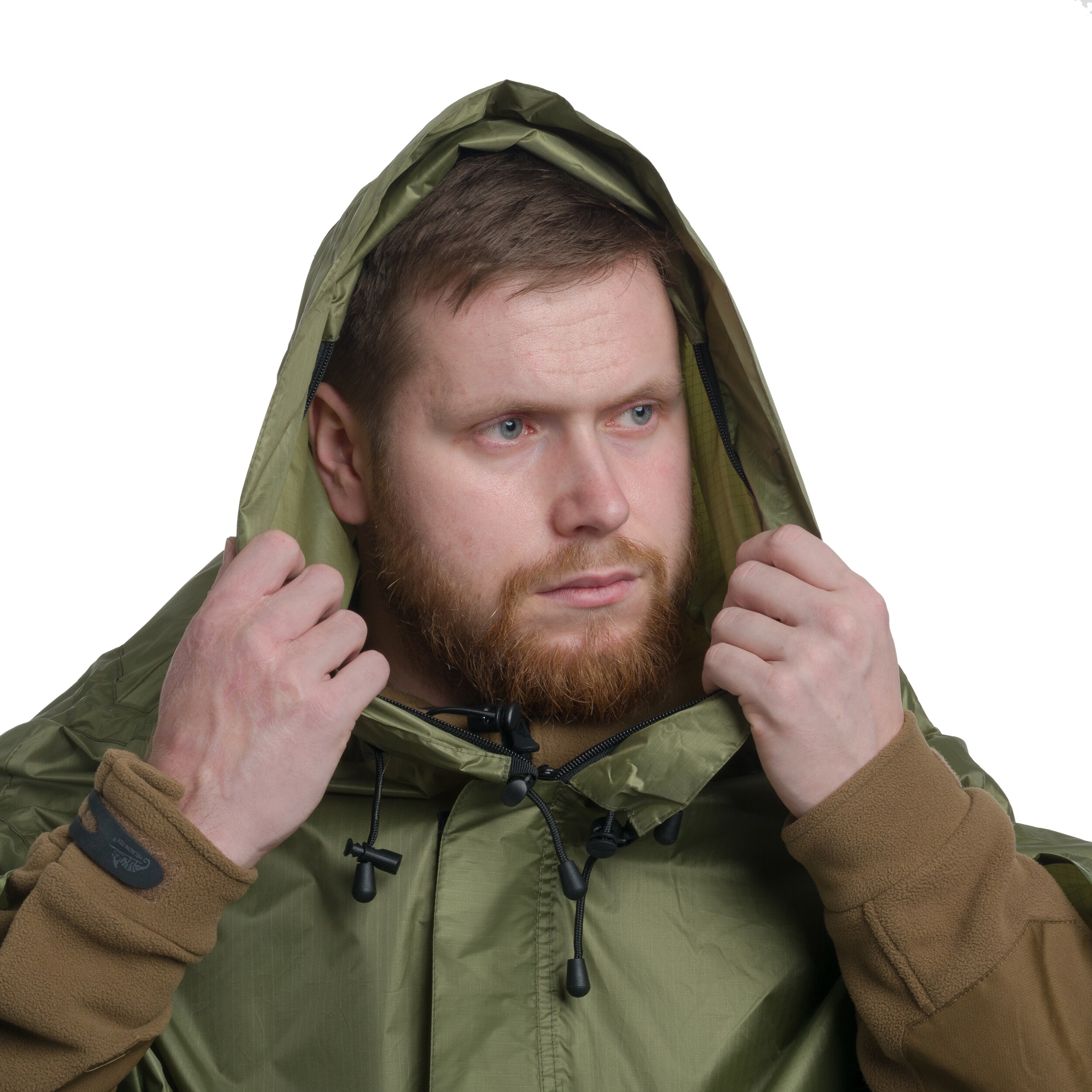 Badger Outdoor Timber Poncho with tent function - Olive