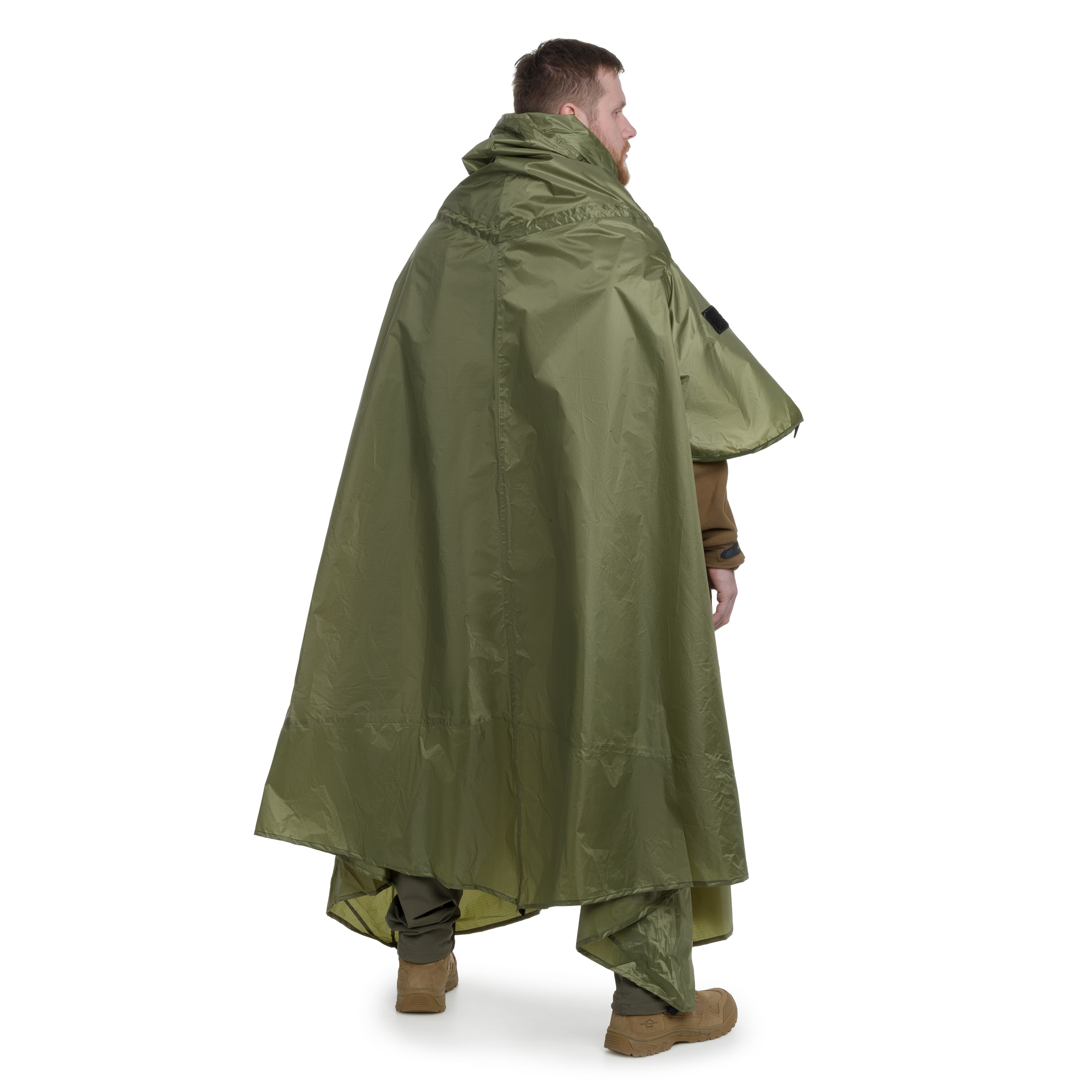 Badger Outdoor Timber Poncho with tent function - Olive