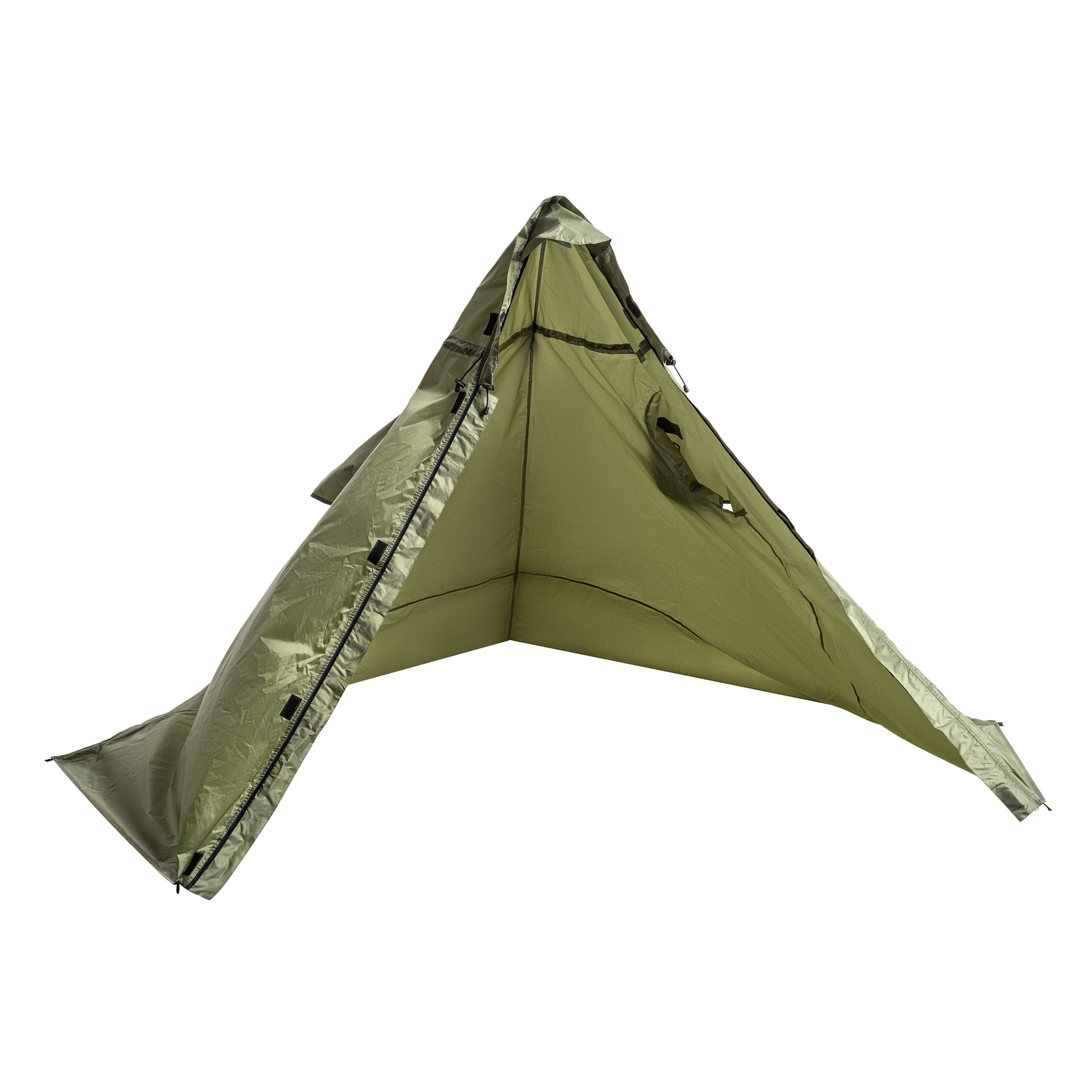 Badger Outdoor Timber Poncho with tent function - Olive