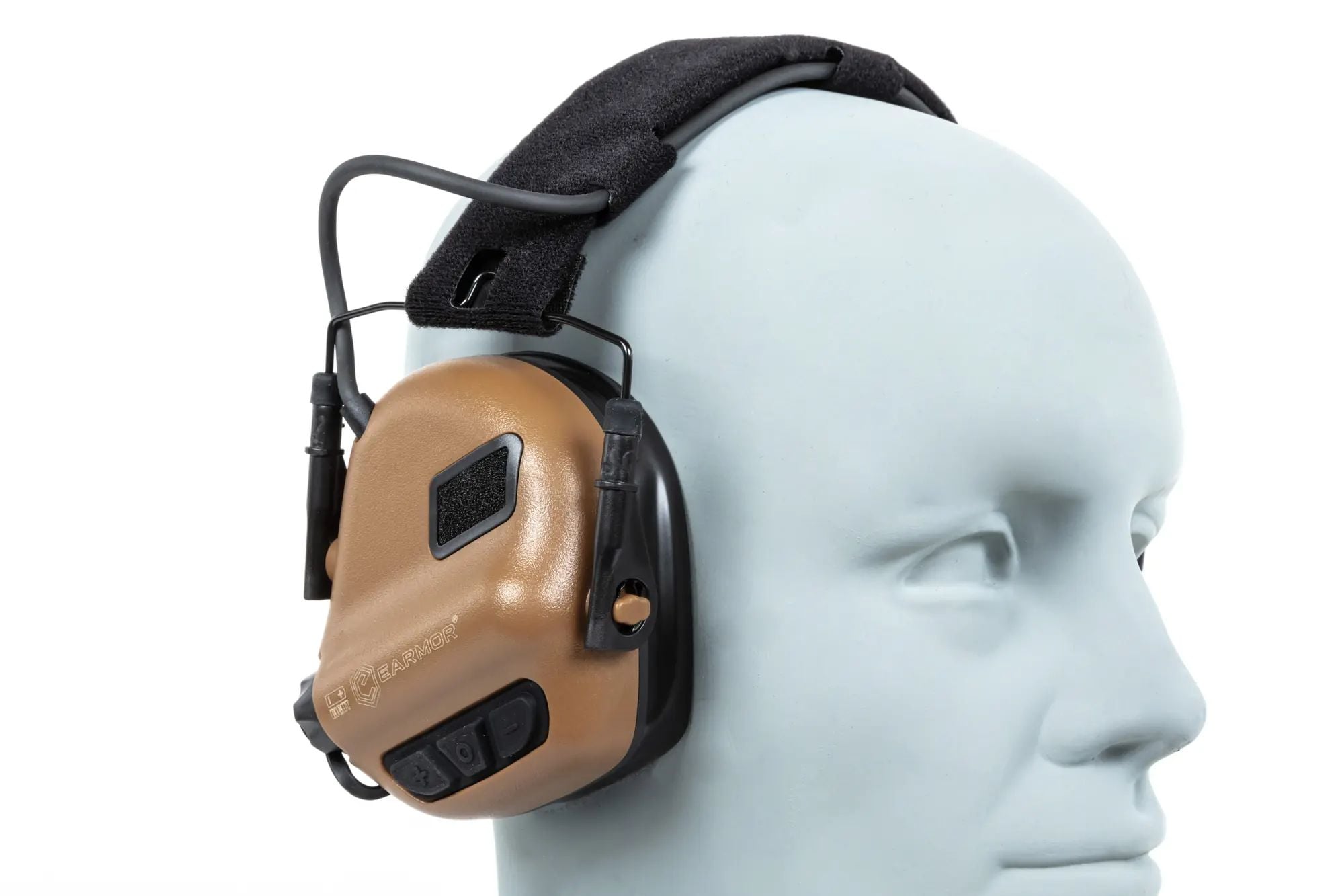 Earmor M31 Plus Active Hearing Protectors - Coyote Brown