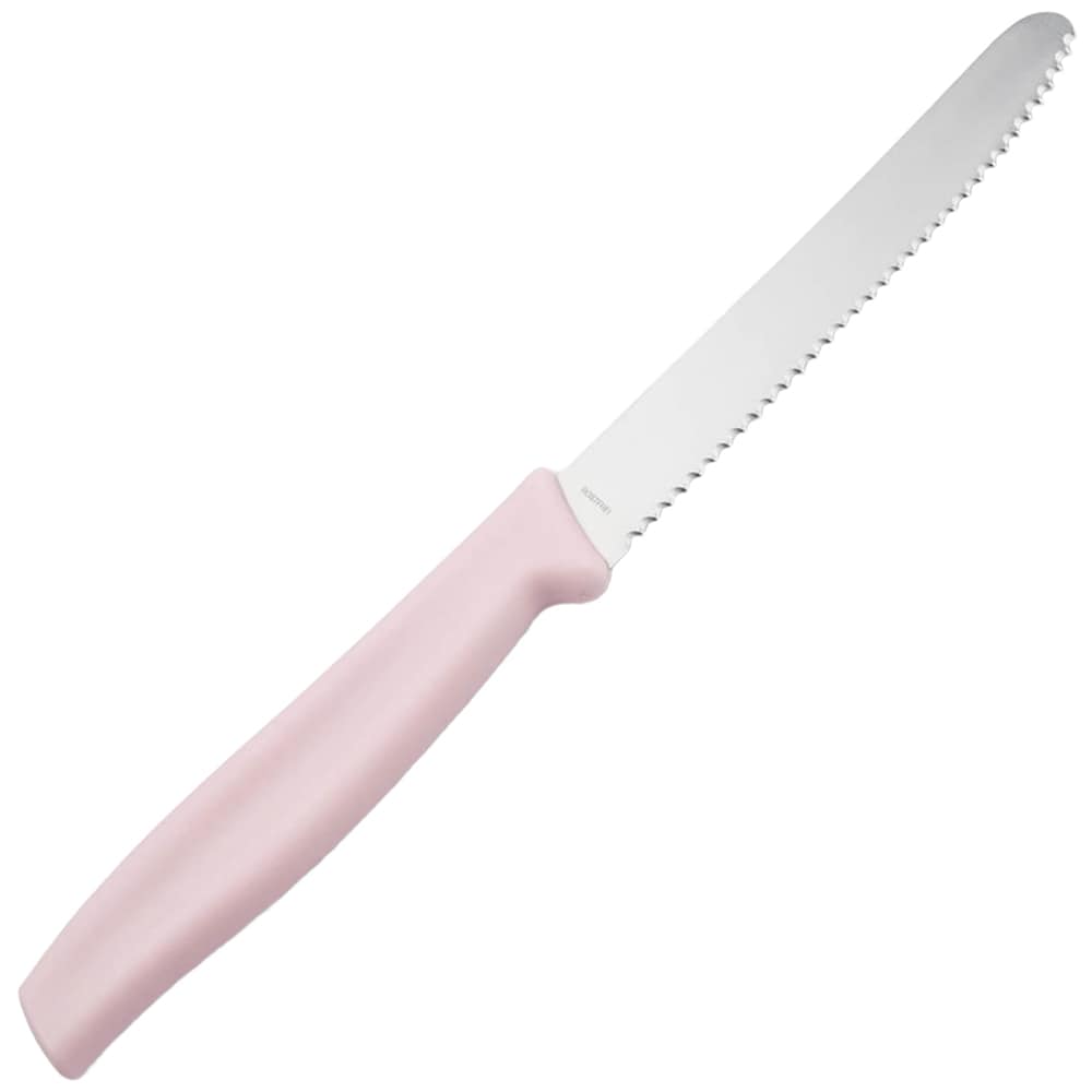 Boker Pink Kitchen Knife - Serrated with rounded tip