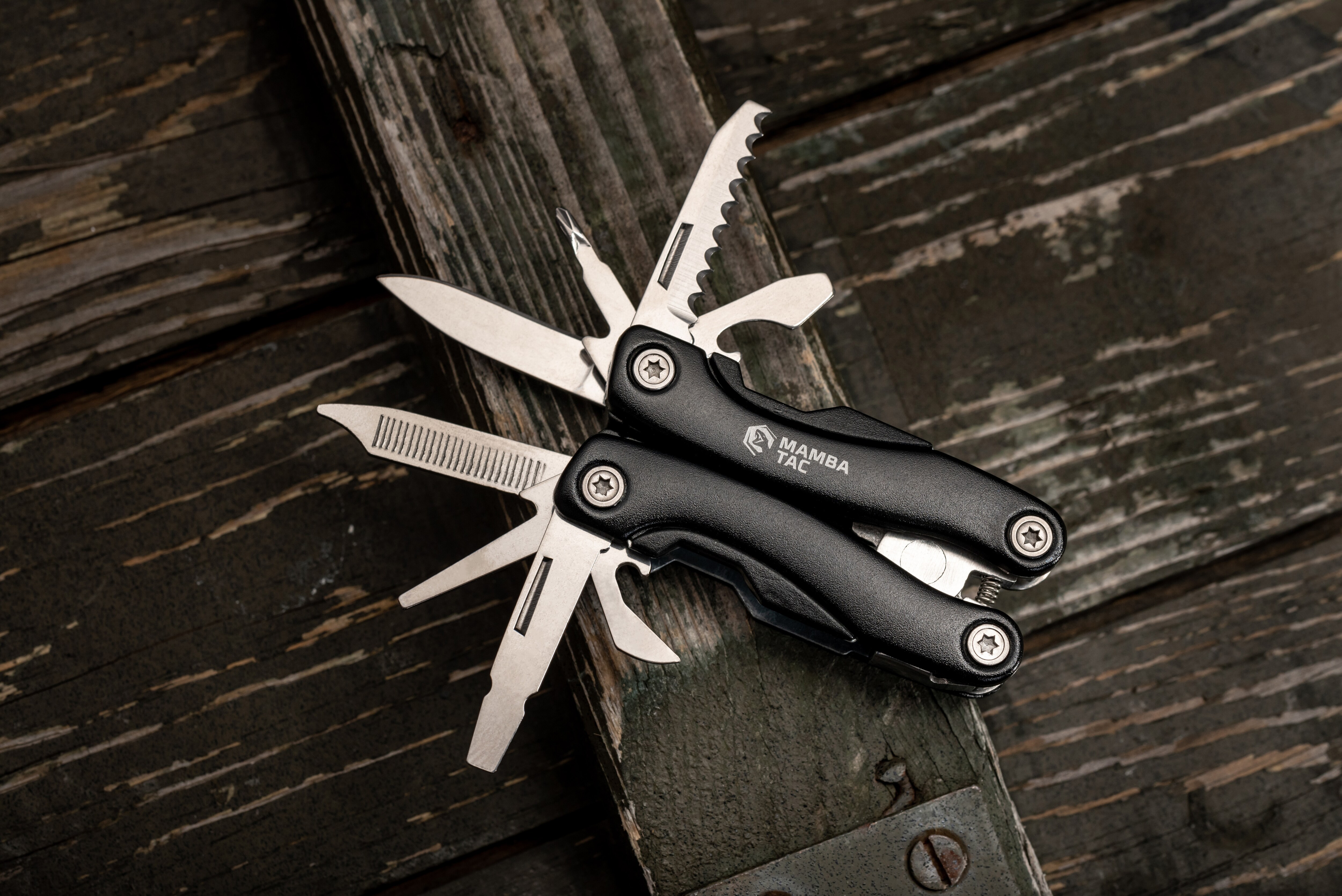 Mamba Tac Micron 12in1 Multitool - Black