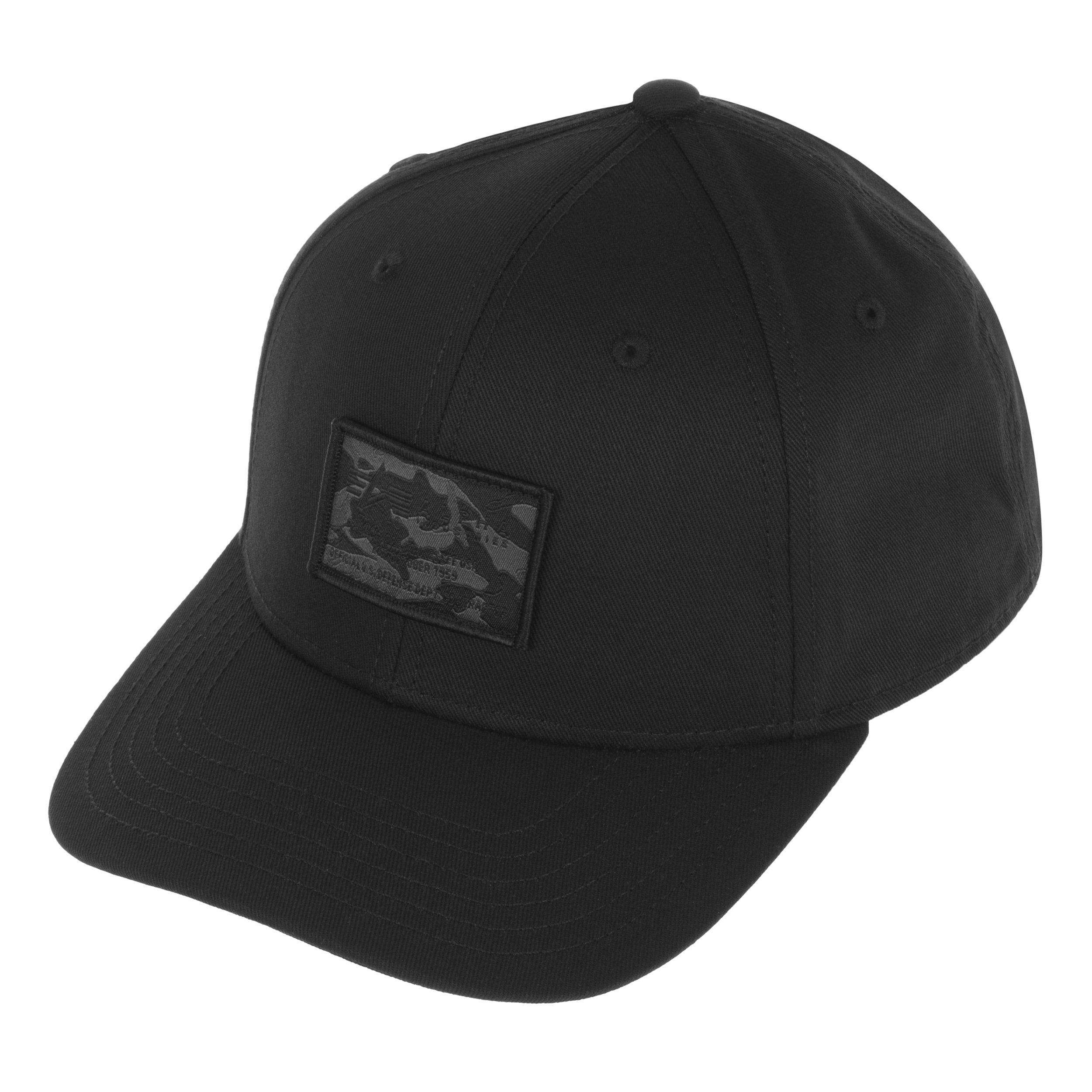 Alpha Industries Crew Camo Baseball Cap - Black