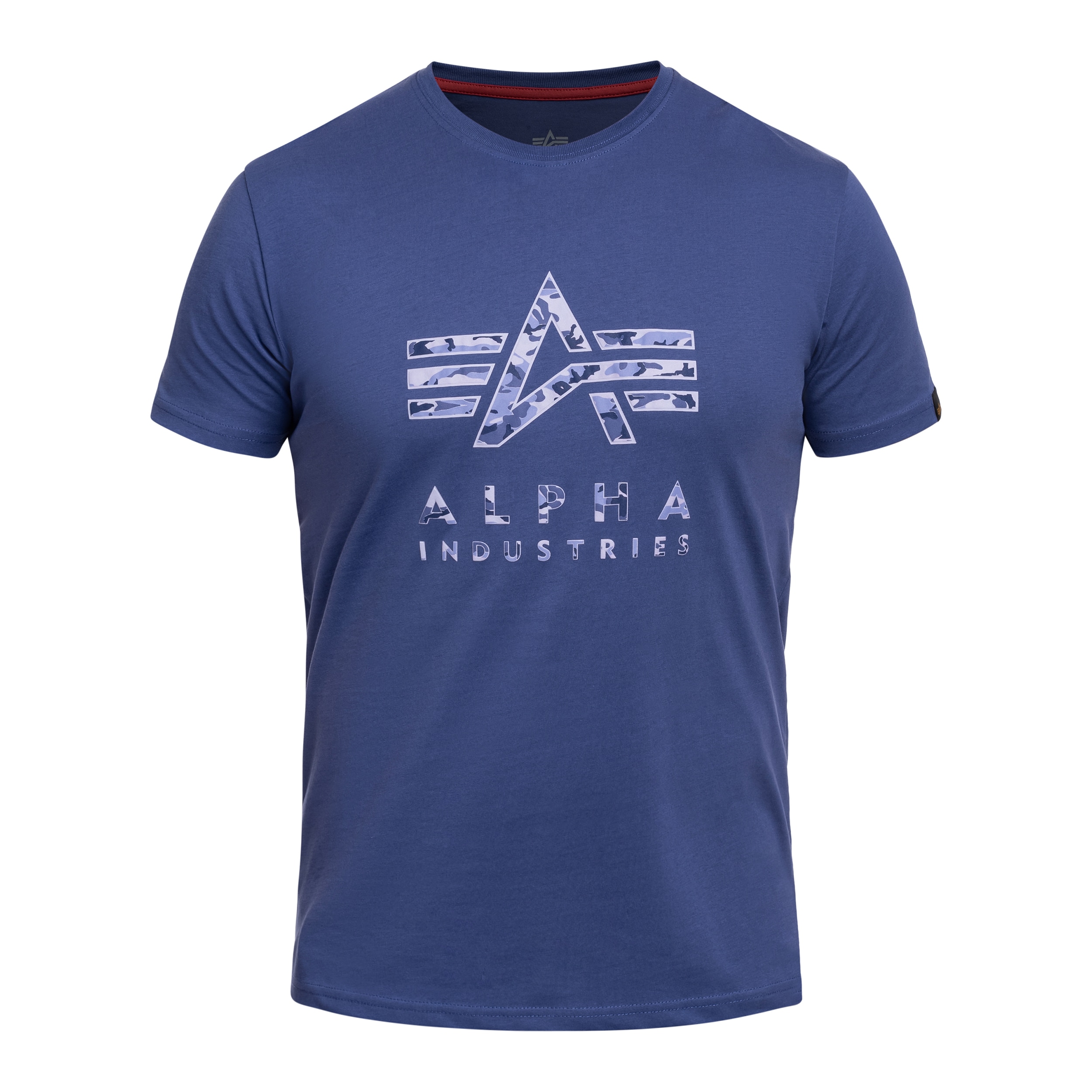 Alpha Industries Camo Puff Print T-Shirt - Night Purple