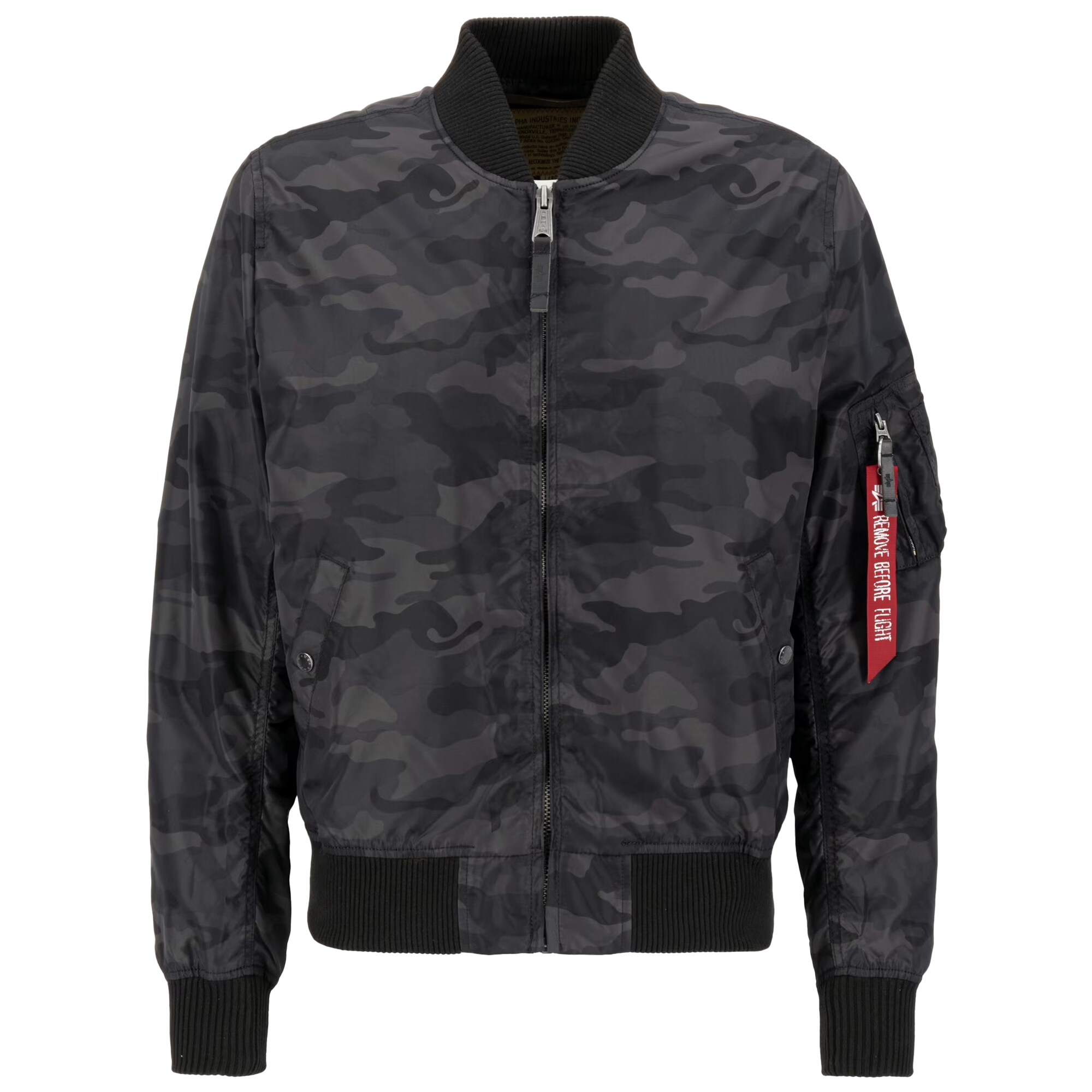 Alpha Industries MA-1 TT Two Tone Jacket - Black Camo