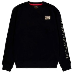Alpha Industries Camo Sleeve Crewneck Sweatshirt - Black