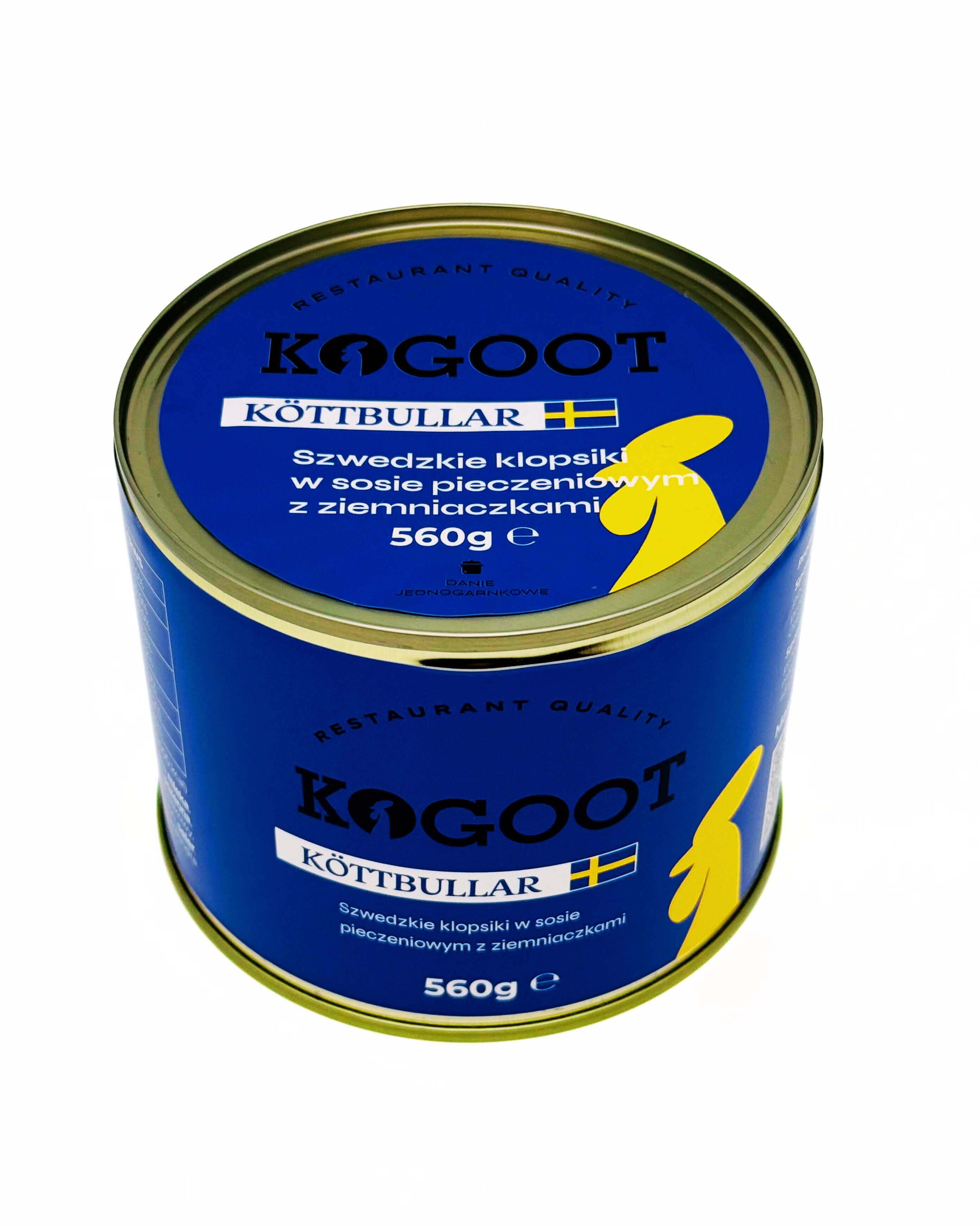 Kogoot Canned Food - Swedish Köttbullar meatballs in roasting sauce with potatoes 560 g