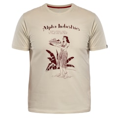 Alpha Industries Hawaii T-Shirt - Vintage White