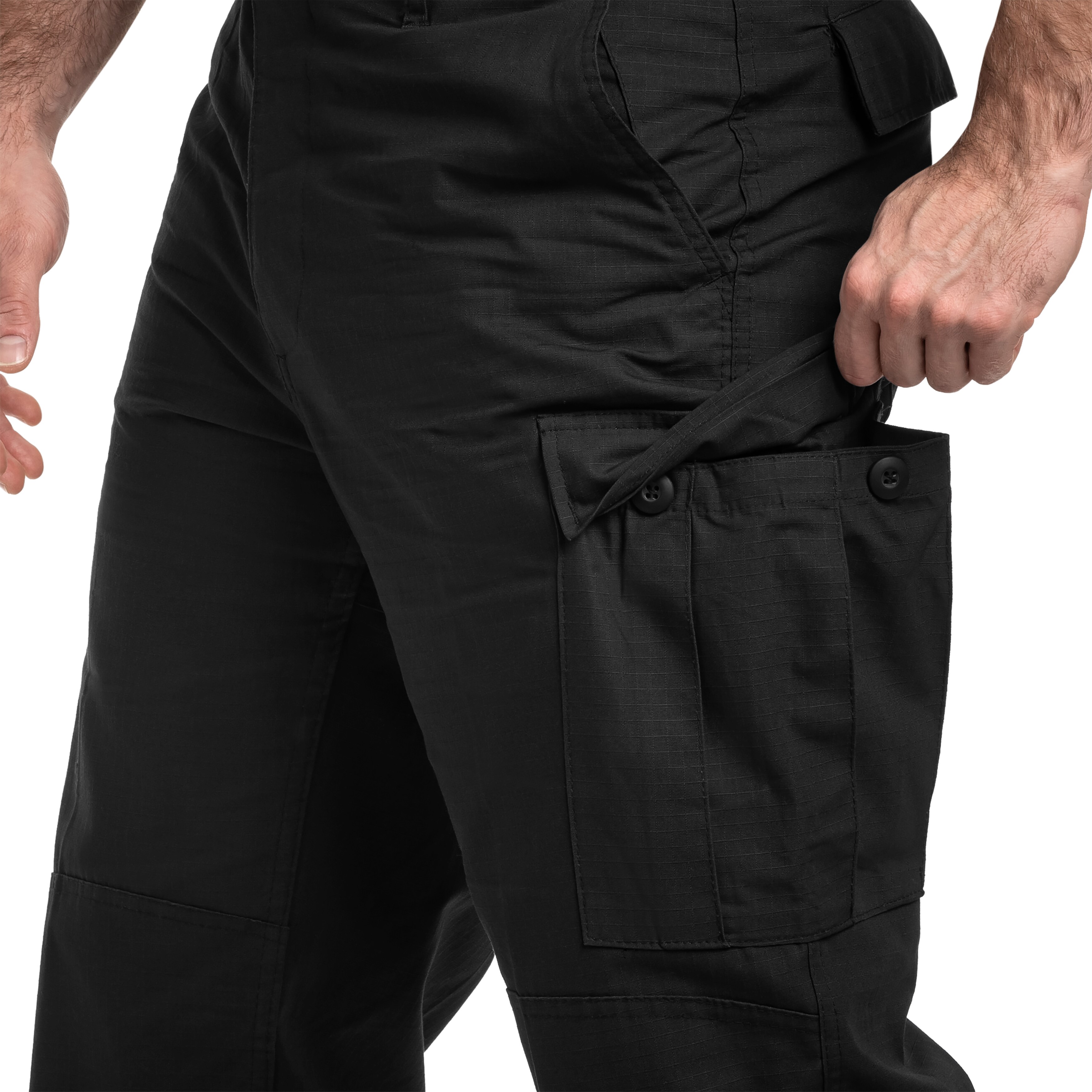 Brandit BDU Rip-Stop Trousers - Black
