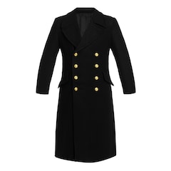 Mil-Tec German Navy Wool Coat - Black