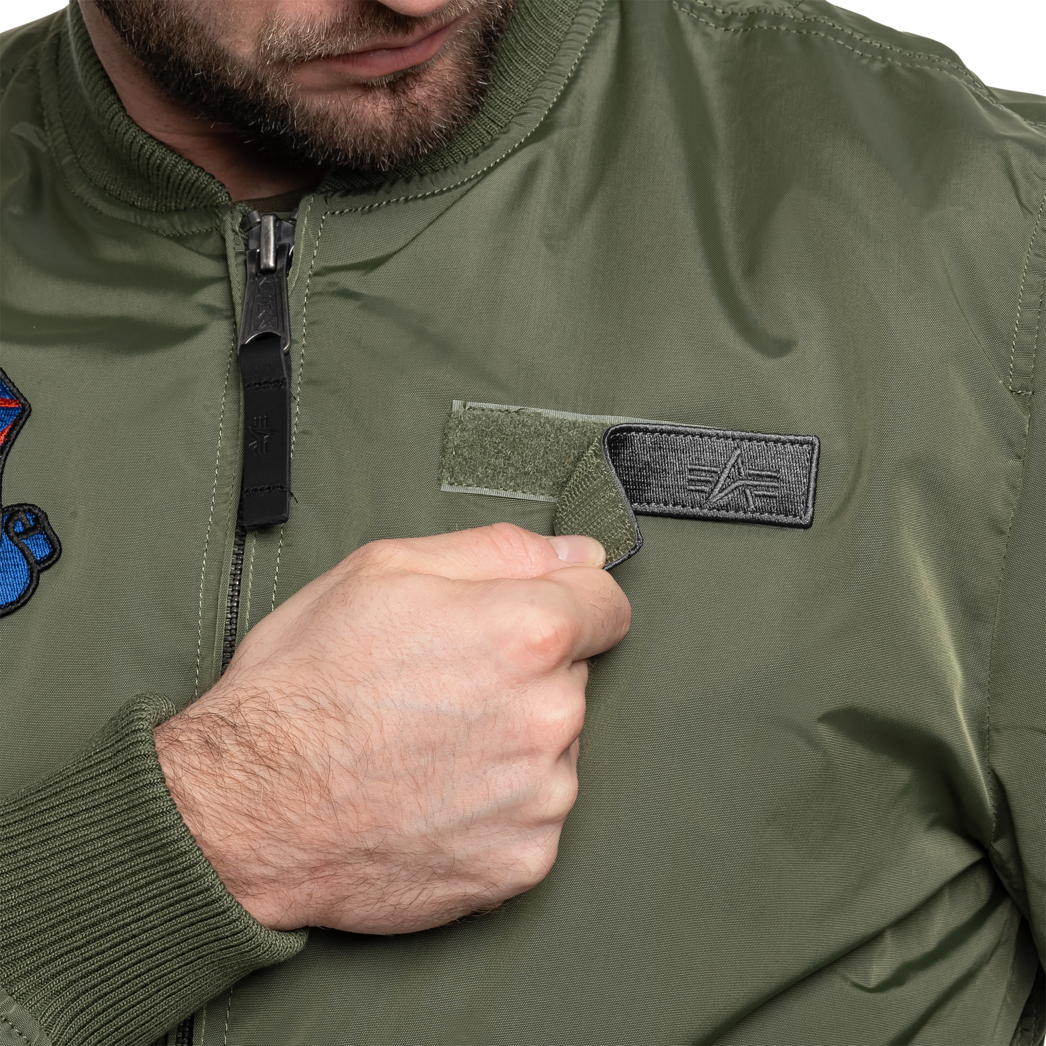 Alpha Industries MA-1 TT Flying Tigers Jacket - Sage Green