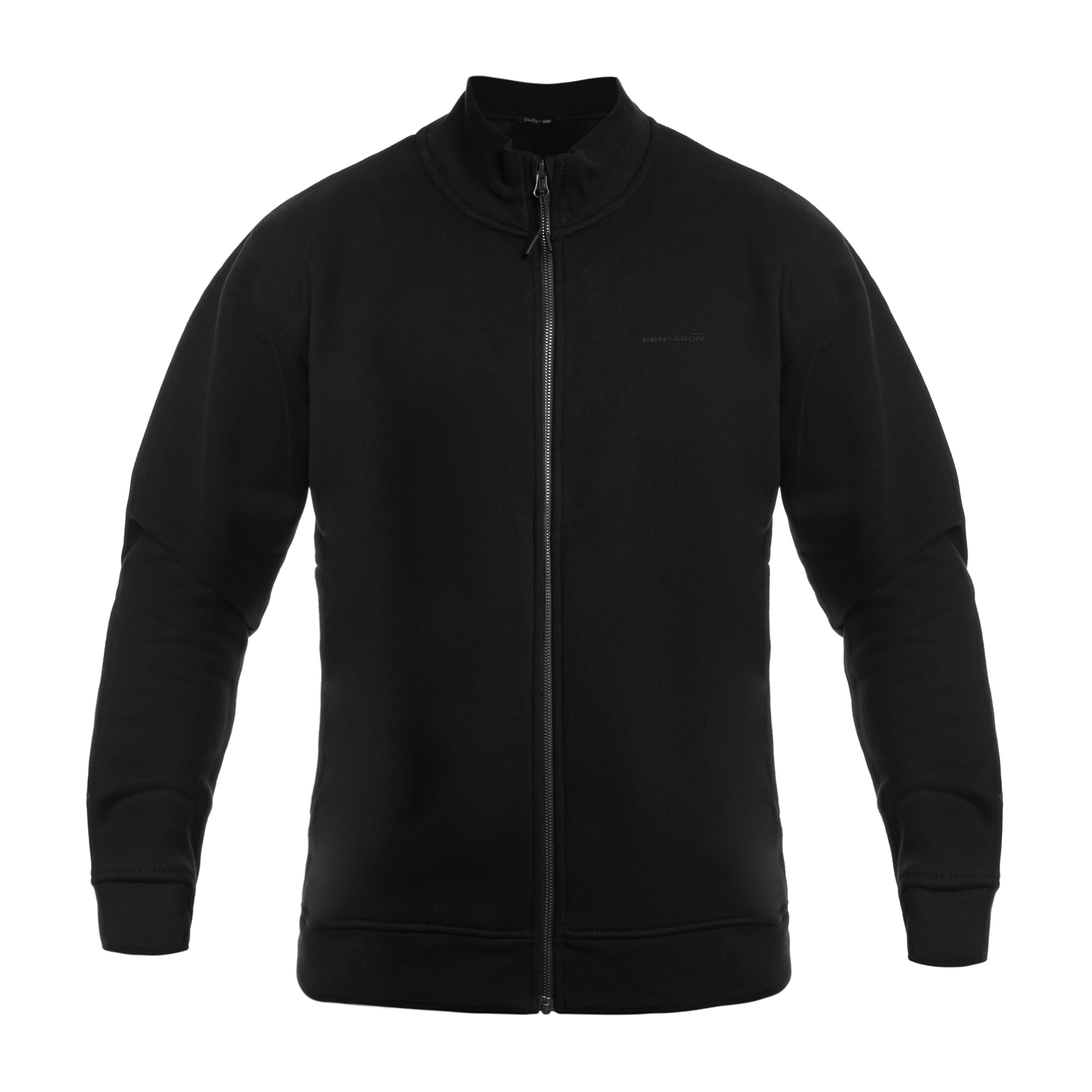 Pentagon Highneck Sweater - Black