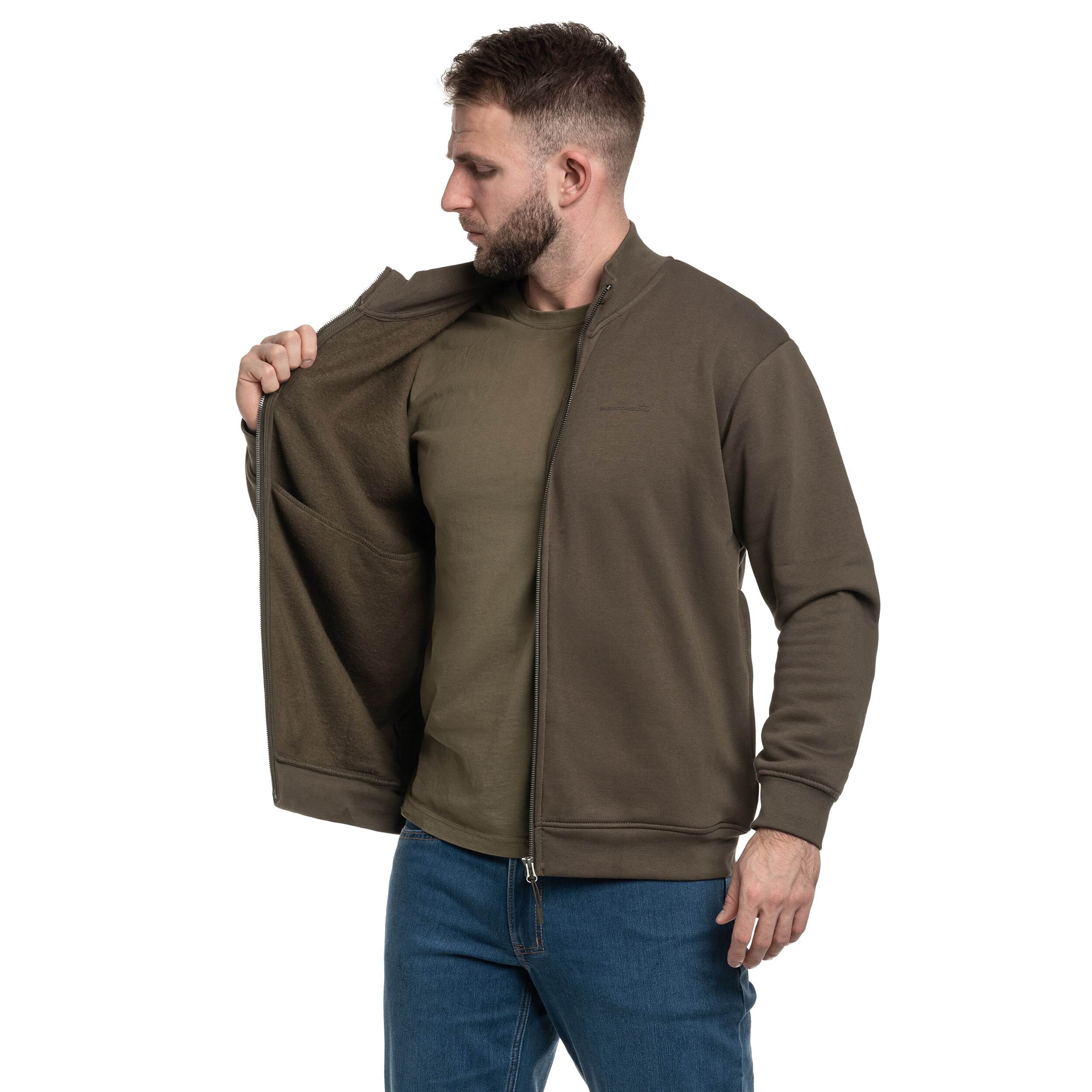 Pentagon Highneck Sweater - RAL 7013