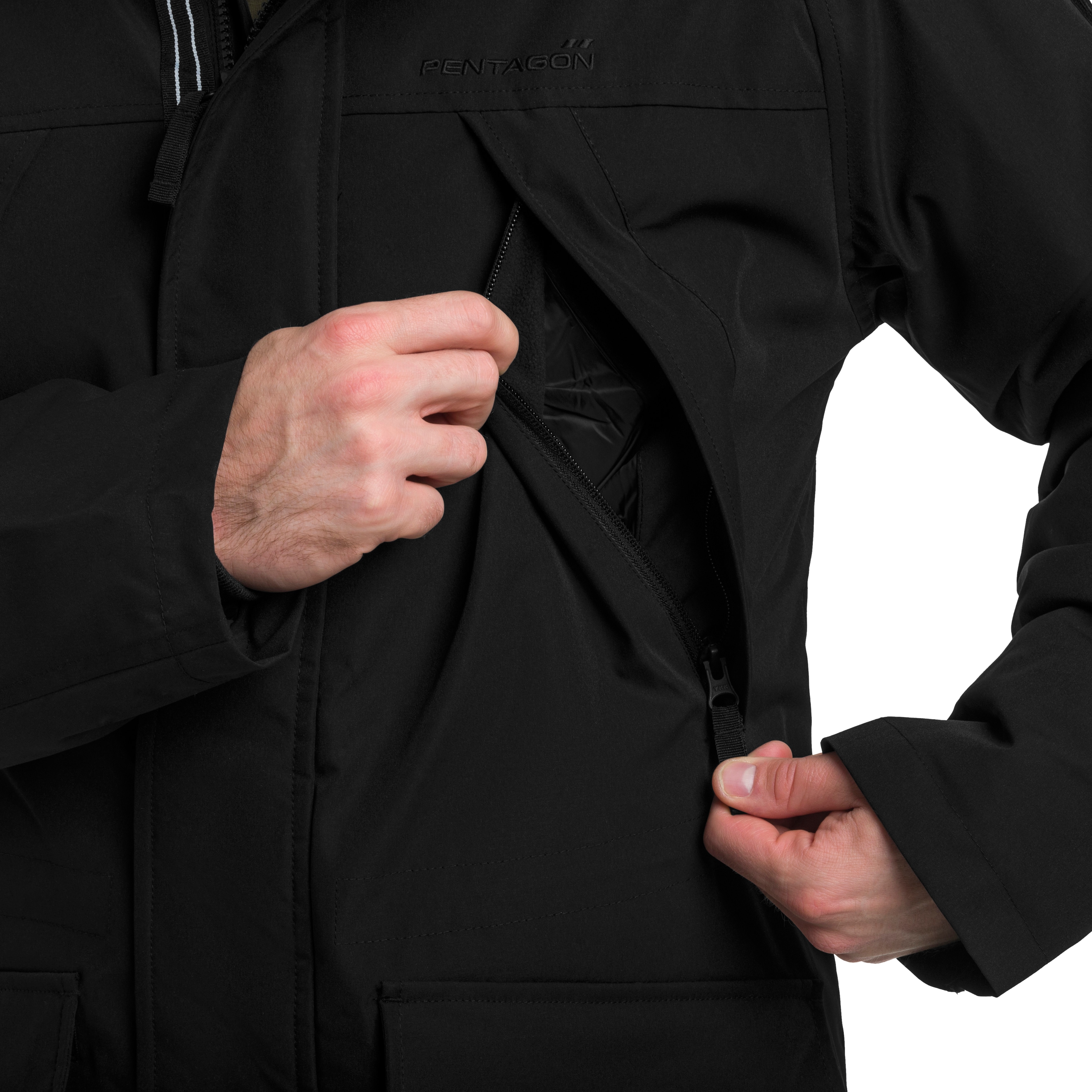 Pentagon Elements Parka Jacket - Black