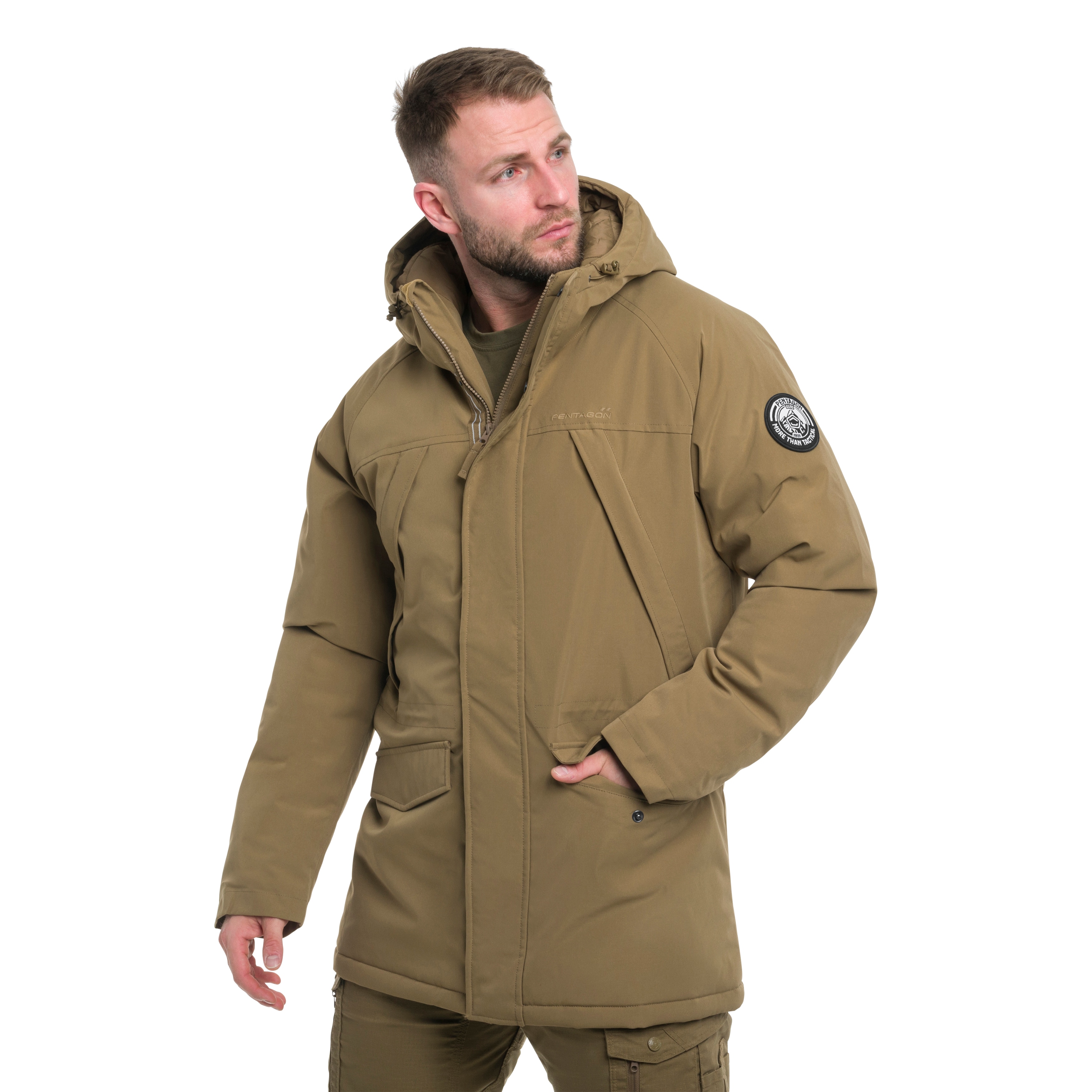 Pentagon Elements Parka Jacket - Coyote