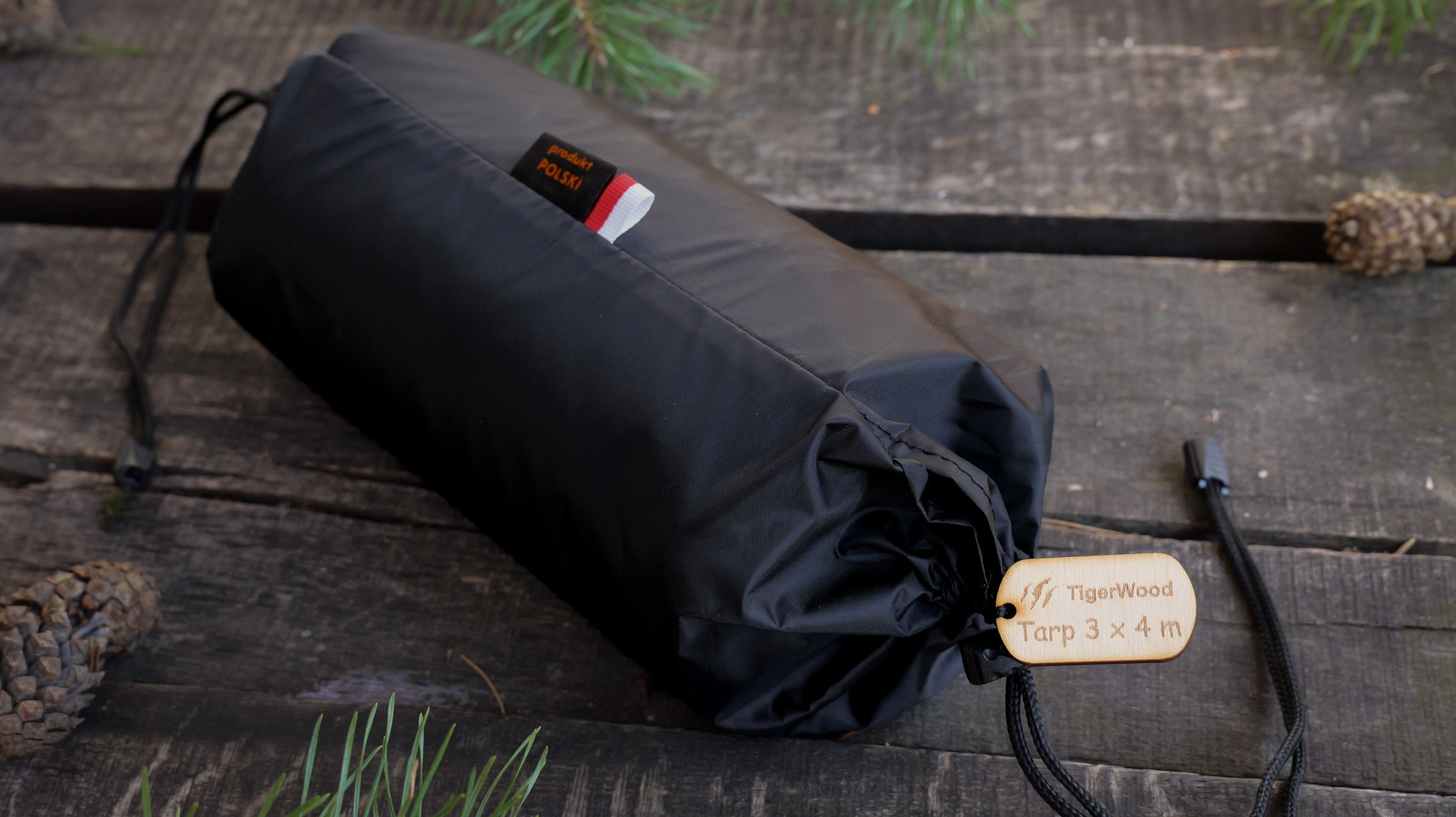 TigerWood Tarp T2 3 x 4 m - Black