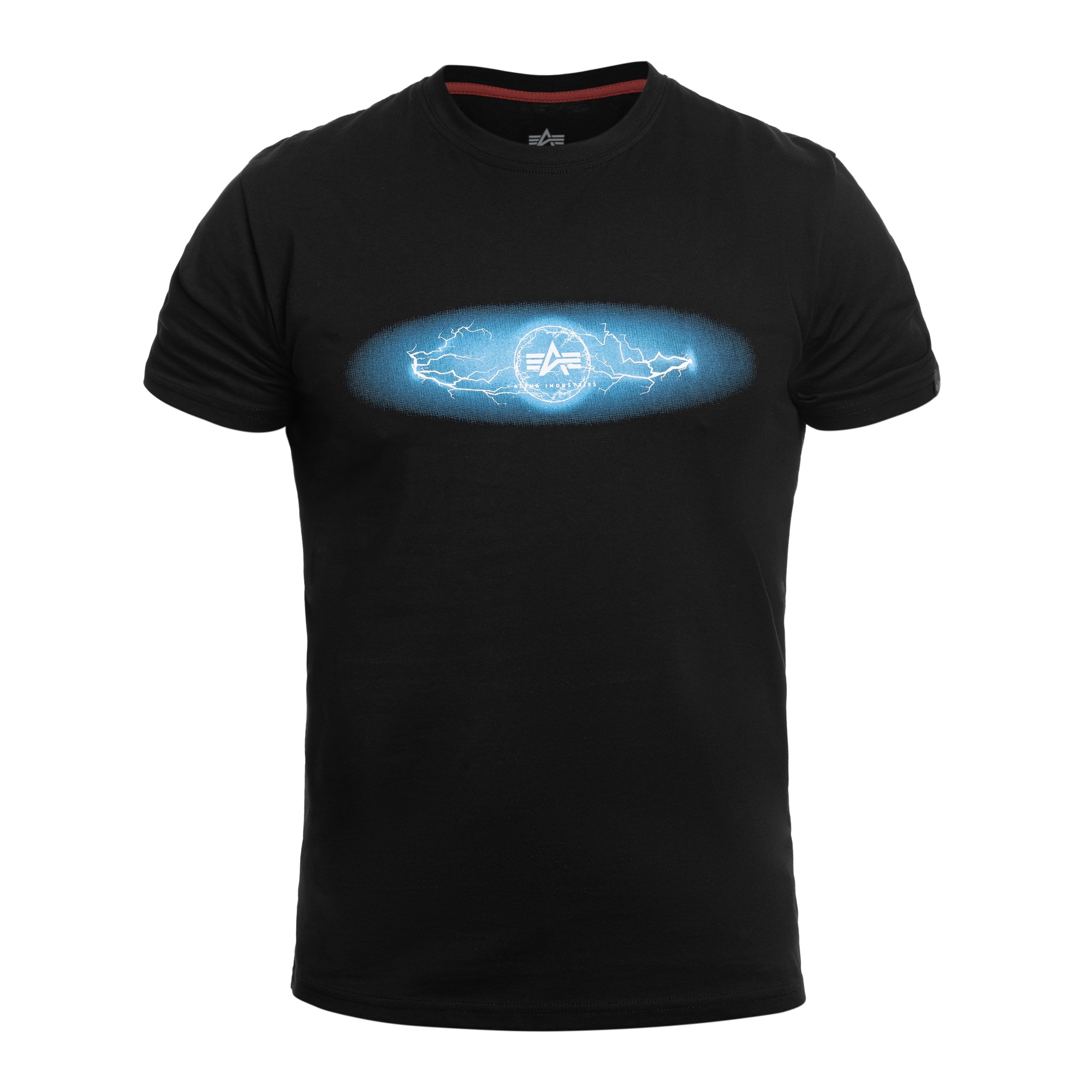 Alpha Industries Lightning T-Shirt - Black/Blue