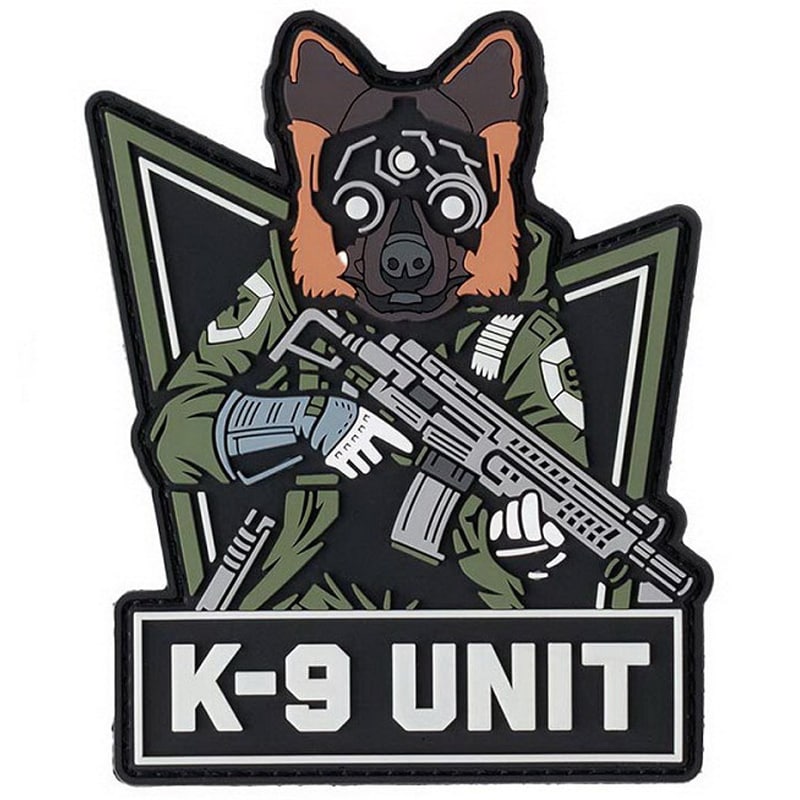 101 Inc. 3D PVC K-9 Unit Glow In The Dark Patch