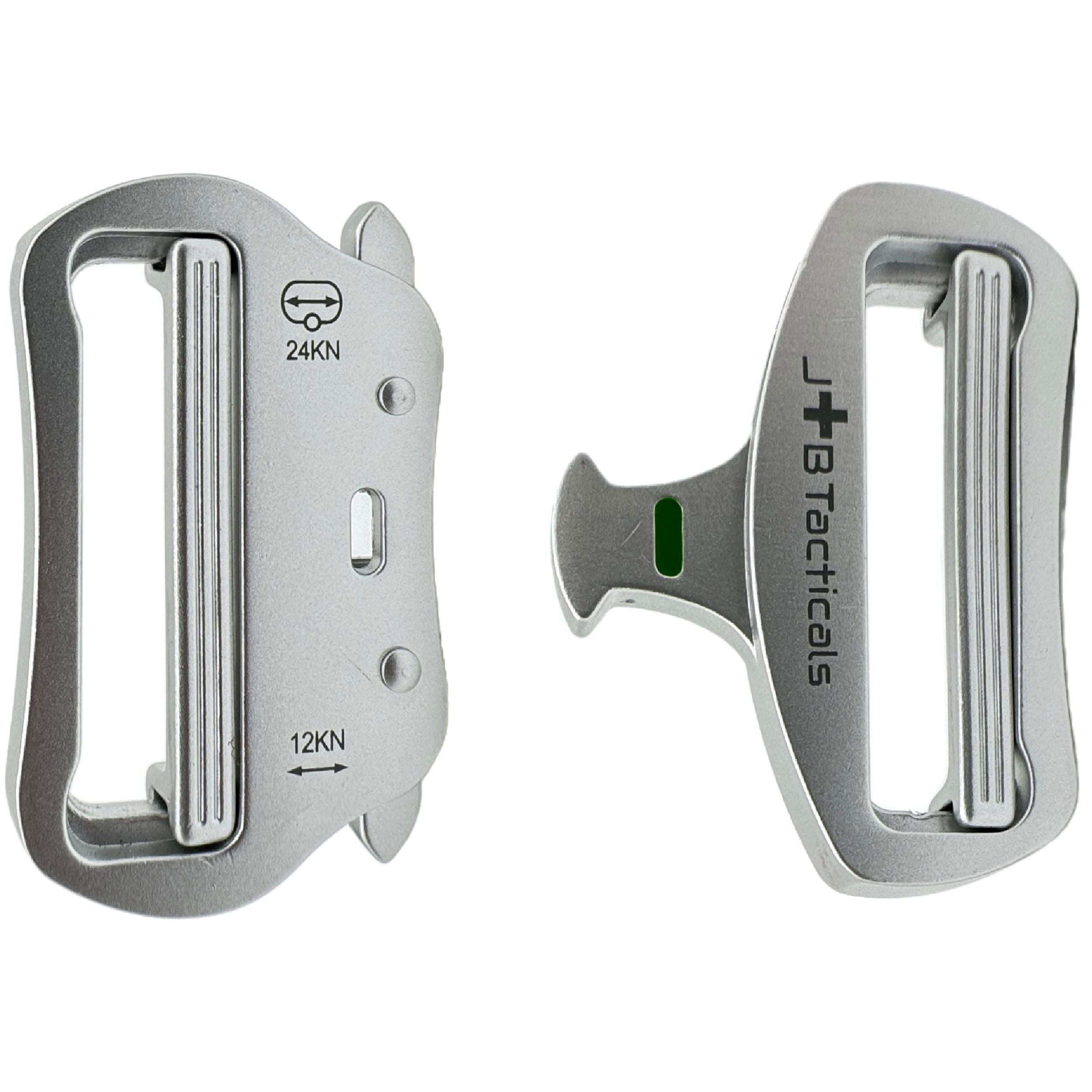 JB Tacticals Quick Release Latch Buckle - Silver