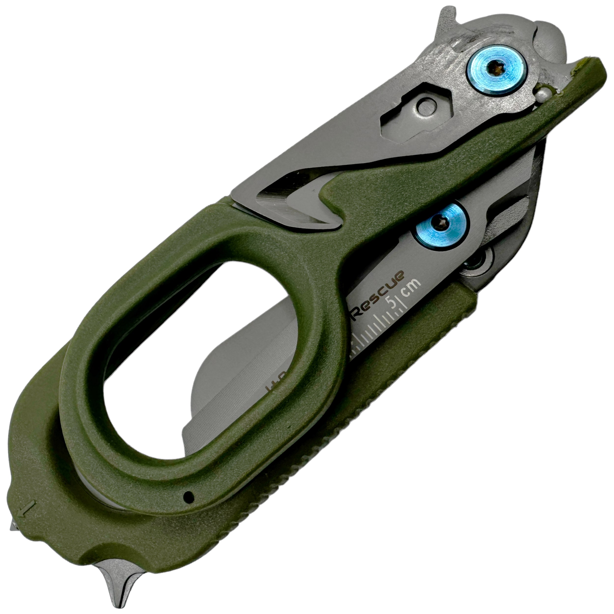 JB Tacticals Folding Rescue Scissors - Green