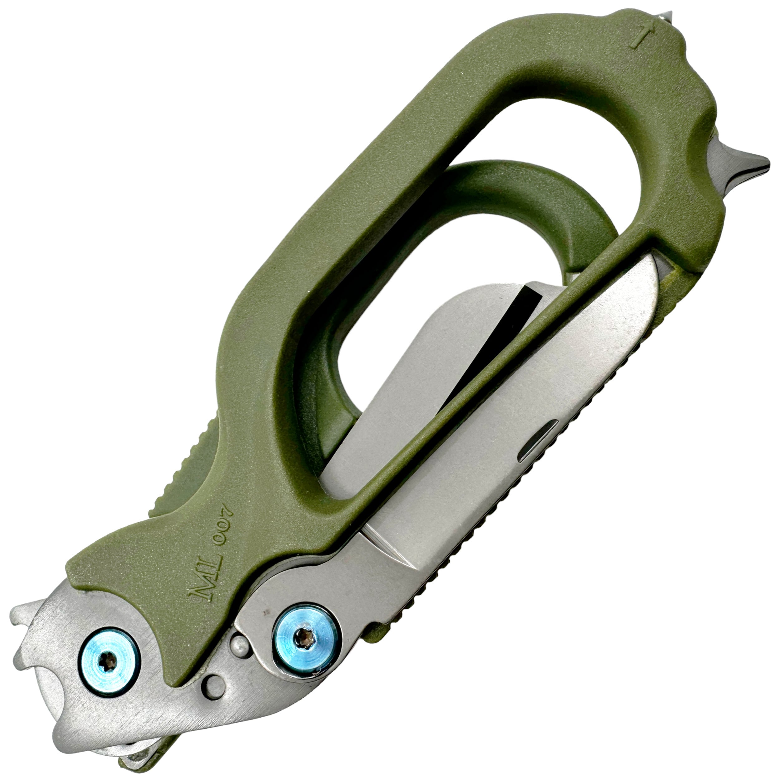 JB Tacticals Folding Rescue Scissors - Green