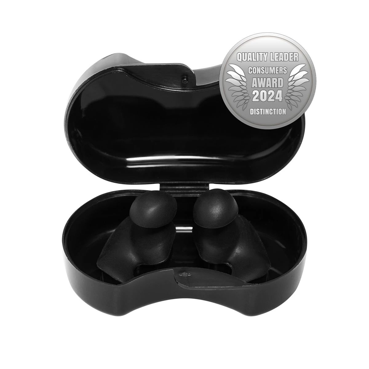 Nils Aqua NQAW60 Silicone Ear Plugs - Black