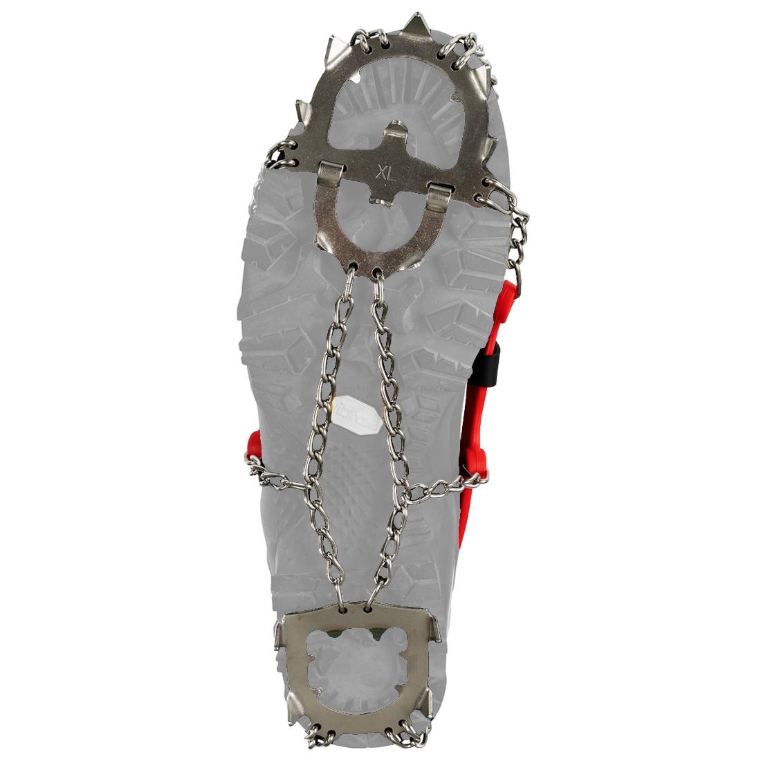 Volven Pro Traxion Hiking Crampons - Red