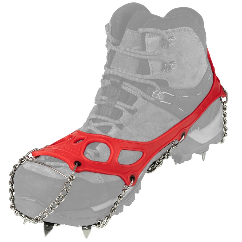 Volven Pro Traxion Lite Hiking Crampons - Red