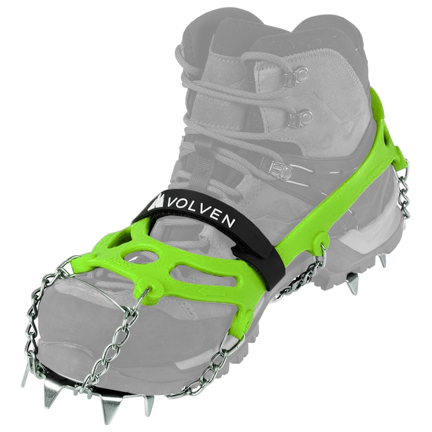 Volven Pro Traxion Hiking Crampons - Green