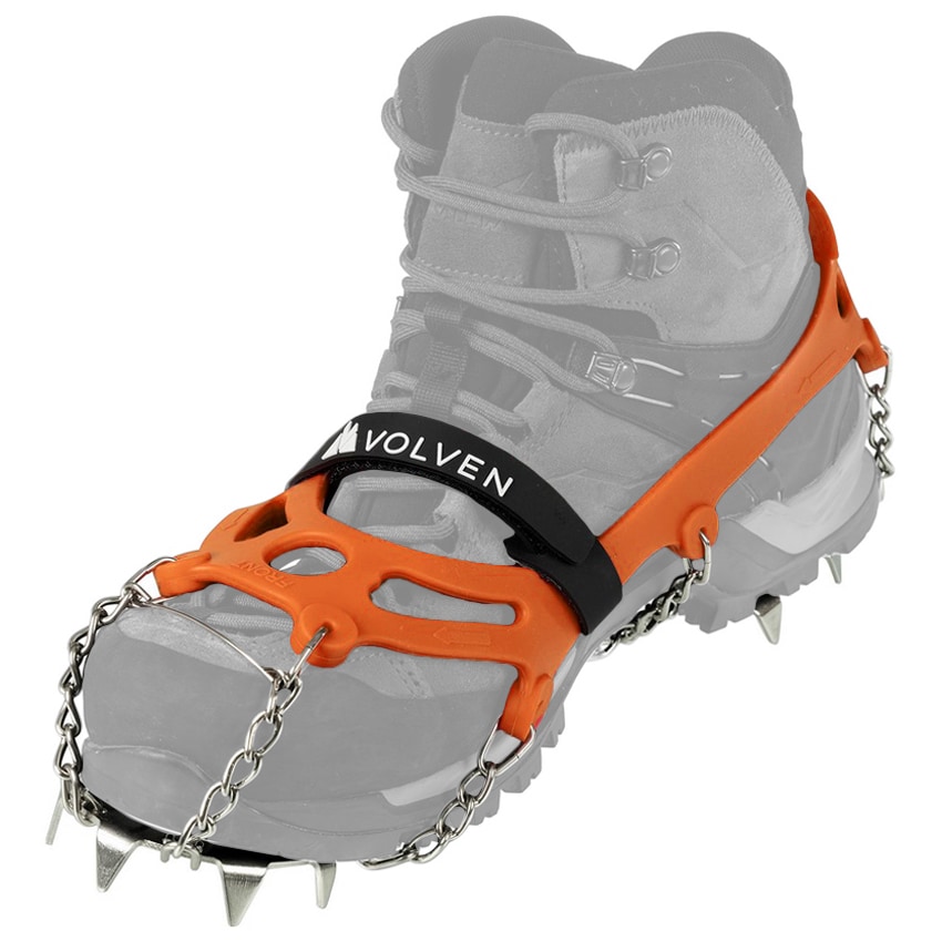 Volven Pro Traxion Hiking Crampons - Orange