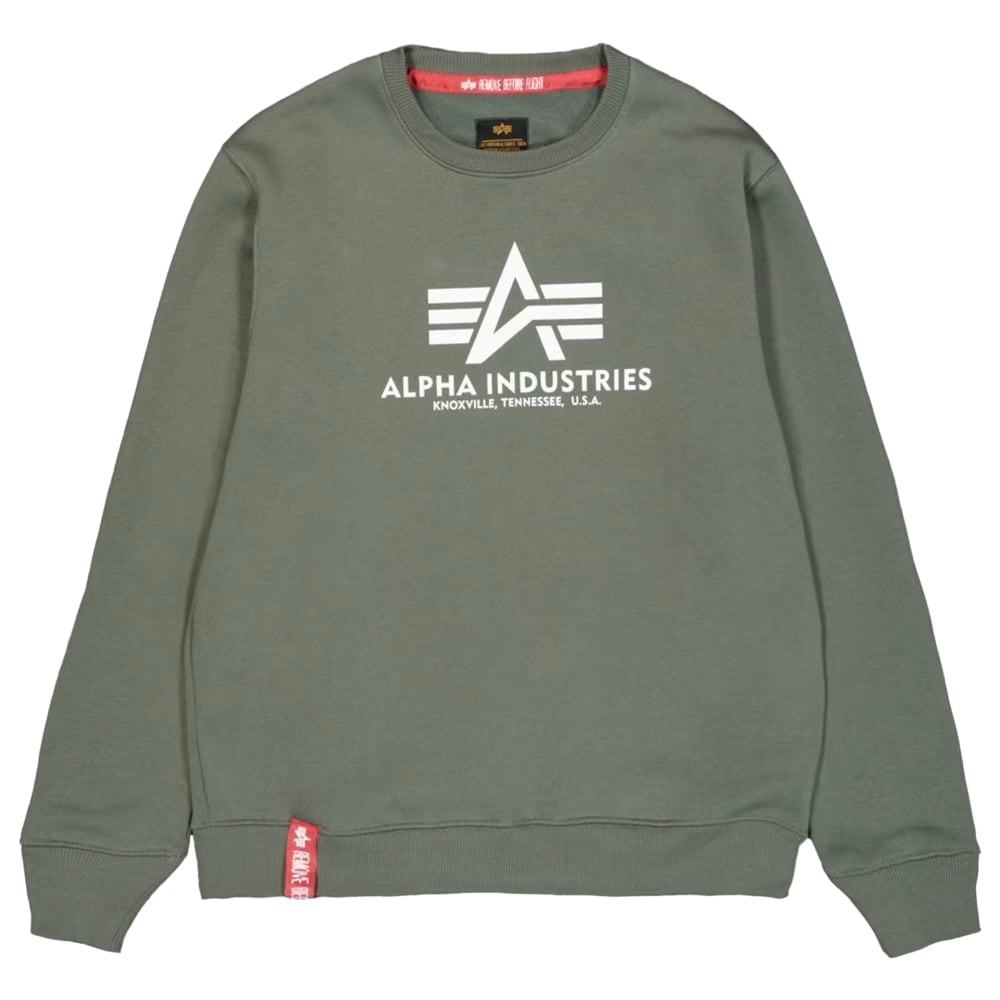 Alpha Industries Basic Sweater - Dark Olive