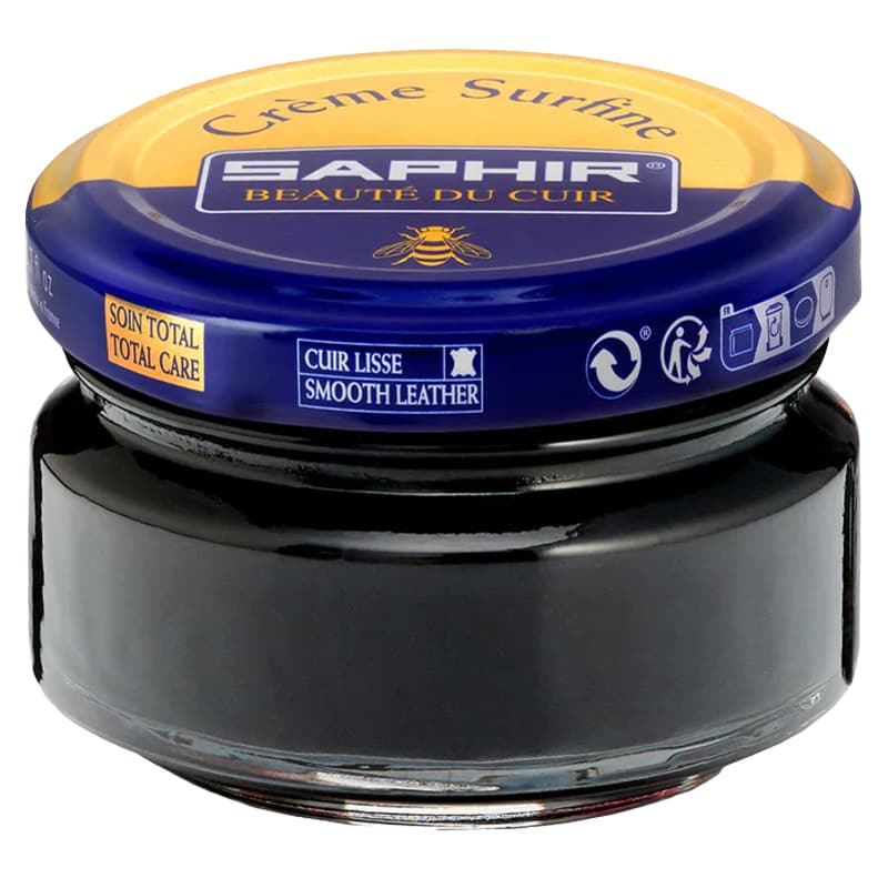 Saphir Pommadier Creme Surfine Shoe Care Cream - Black