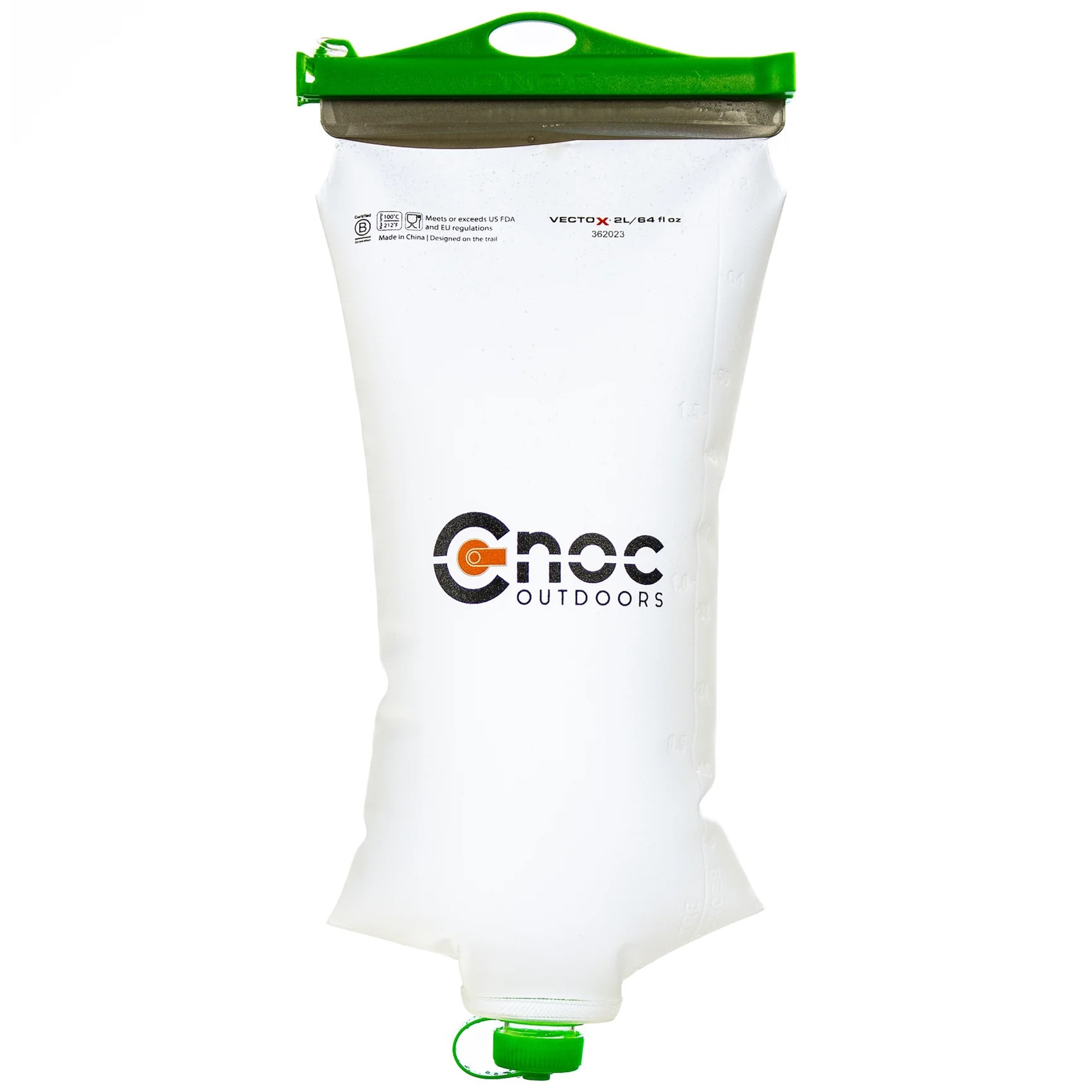 Cnoc Outdoors Vectox 28 mm Water Container 2 l - Green