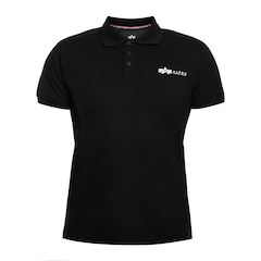 Alpha Industries Basic Small Logo Polo Shirt - Black