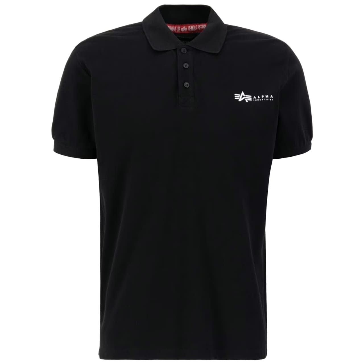 Alpha Industries Basic Small Logo Polo Shirt - Black