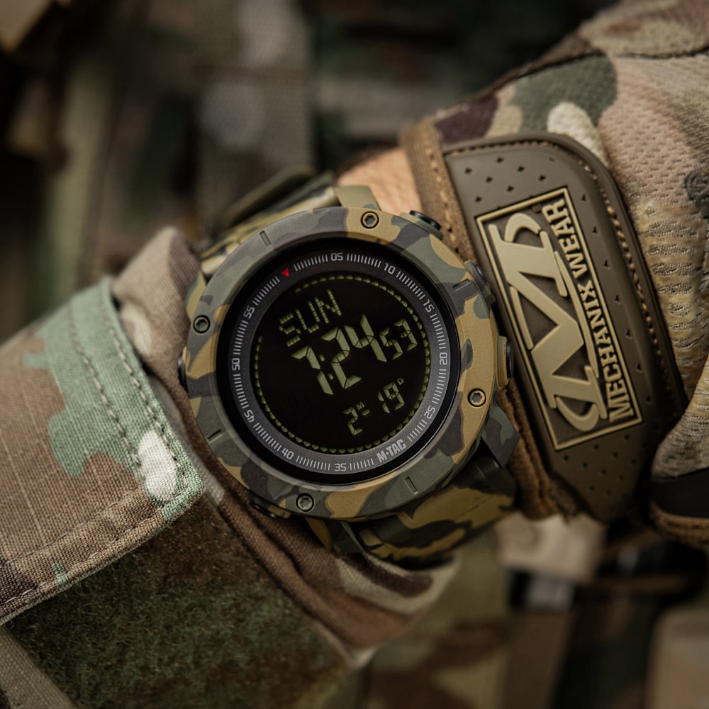 M-Tac Tactical Watch with Compass 2095 - Camo