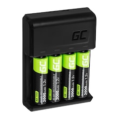 Green Cell GC VitalCharger with 4x AA batteries