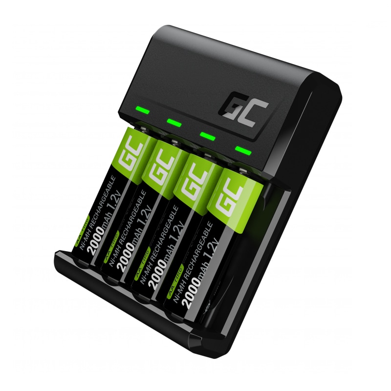 Green Cell GC VitalCharger with 4x AAA batteries