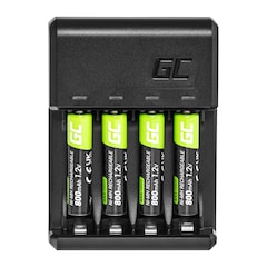 Green Cell GC VitalCharger with 4x AAA batteries