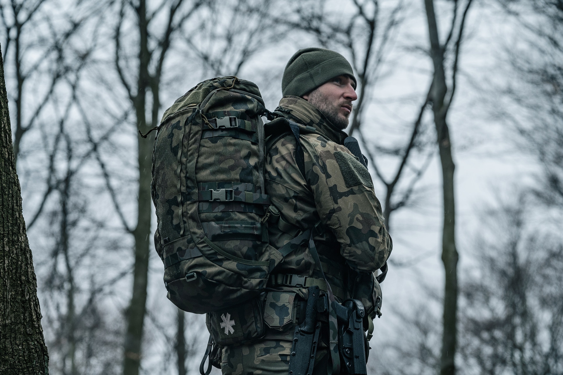 Wisport Zipper Fox 42 Backpack 40 l - wz.93 Pantera PL Woodland