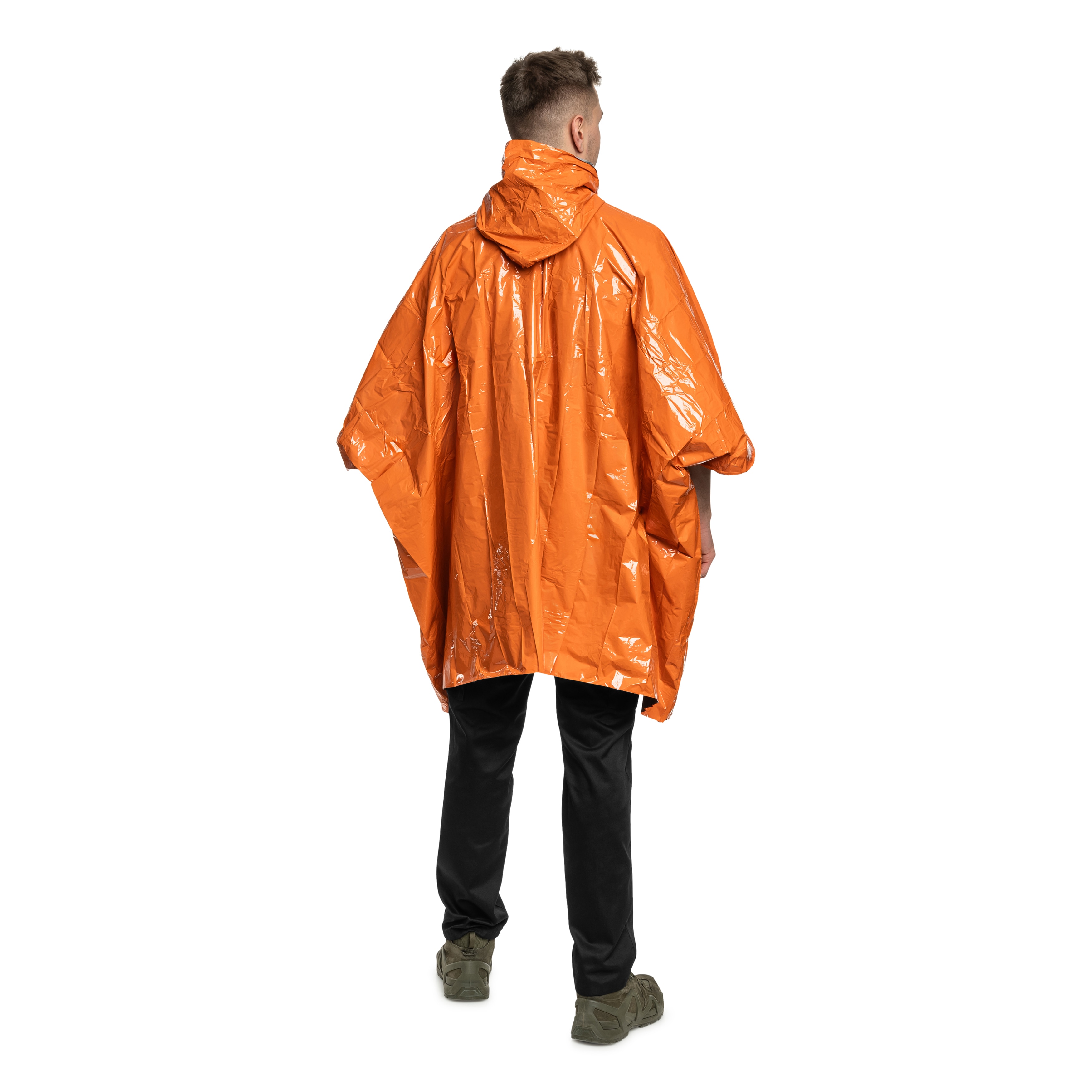 MFH Fox Outdoor Emergency Thermal Poncho - Orange