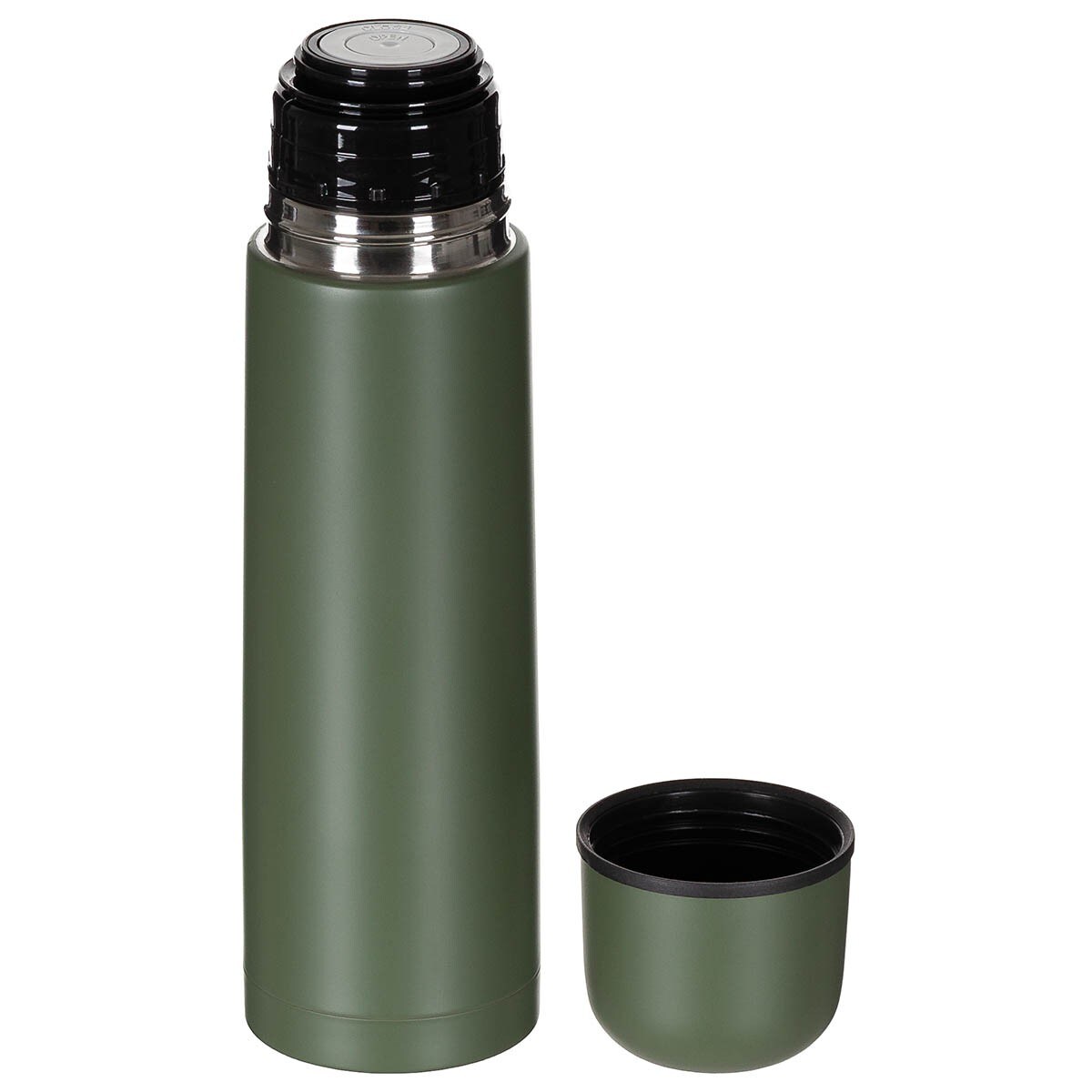 MFH Stainless Steel Thermos 0.5L - Olive